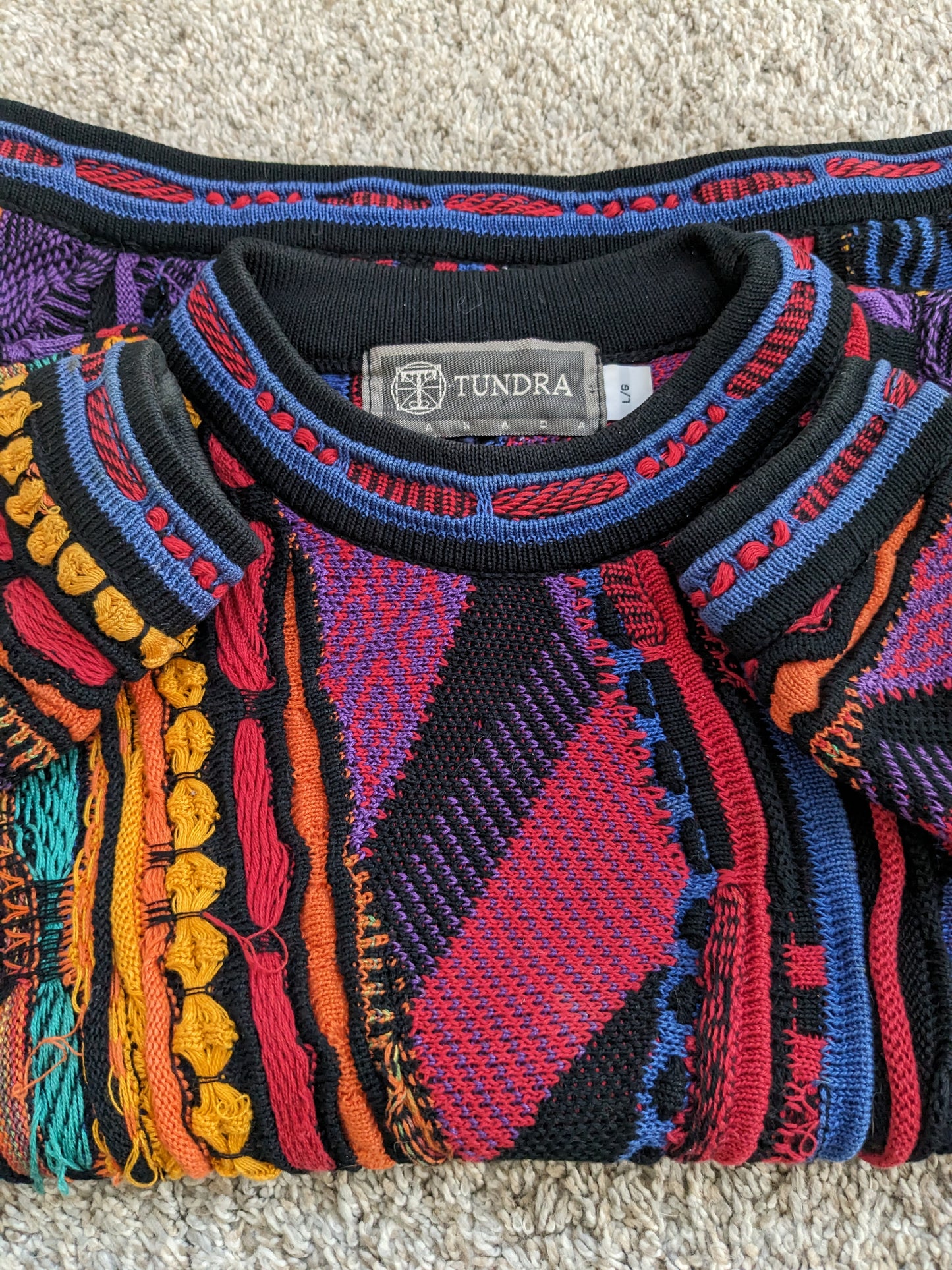 1990s Coogi style sweater