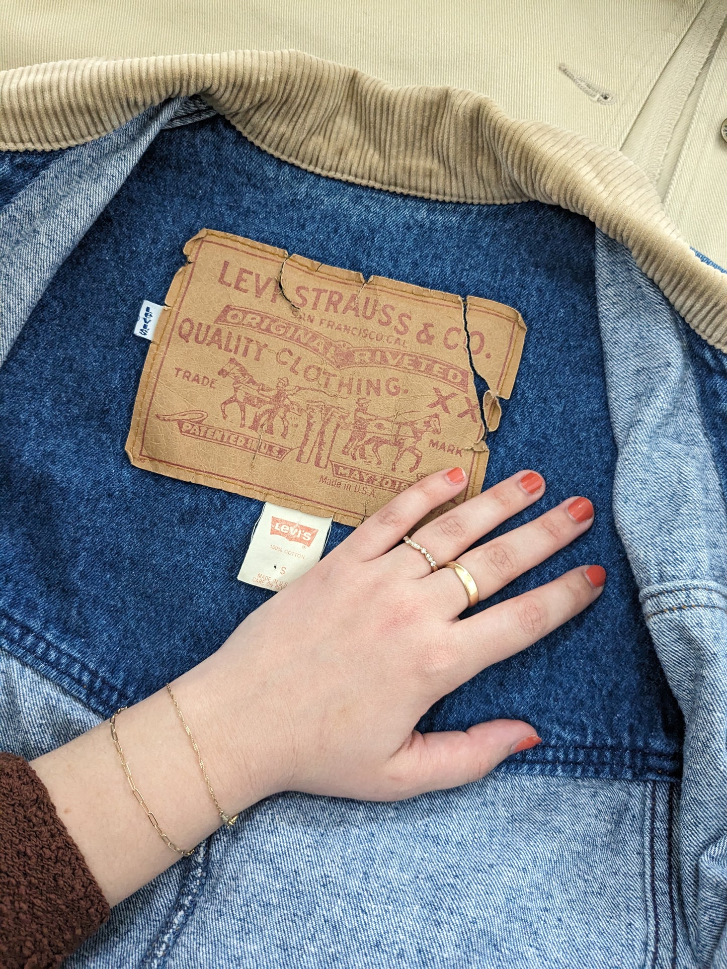 1970s Levi's denim duster