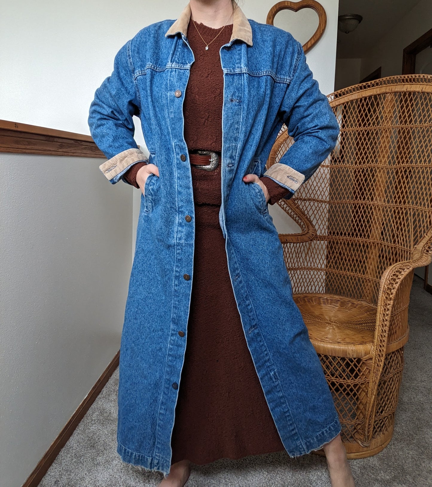 1970s Levi's denim duster