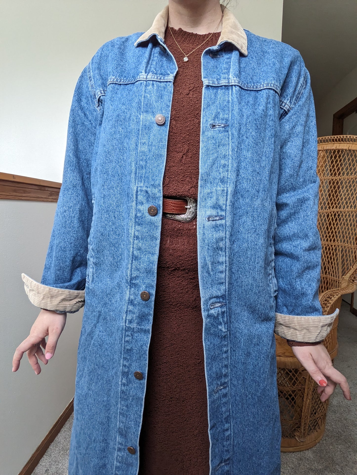 1970s Levi's denim duster