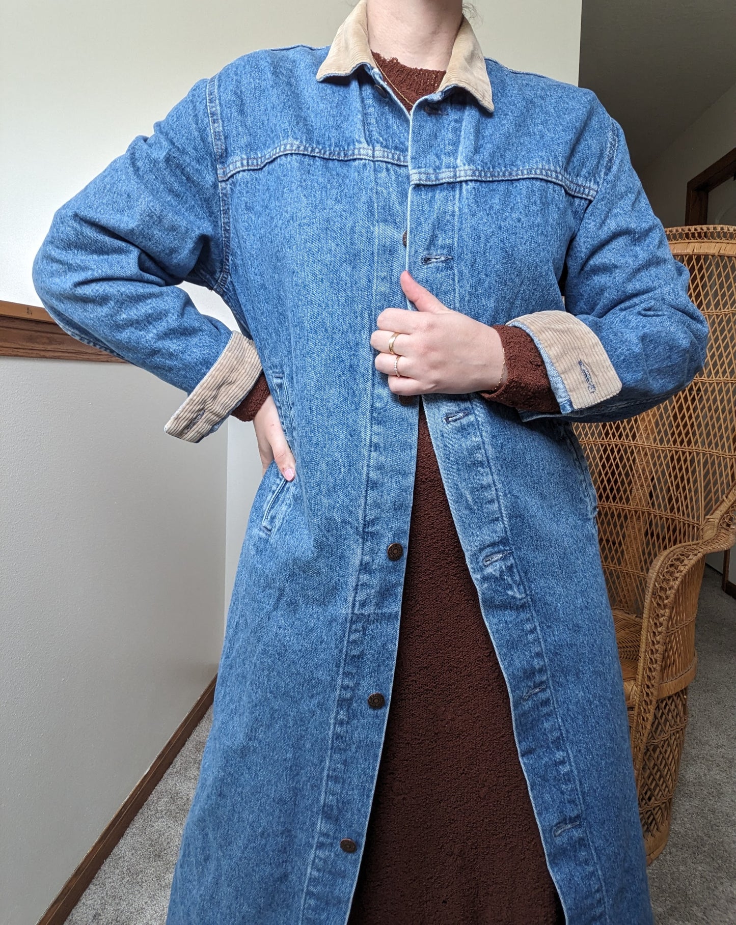 1970s Levi's denim duster