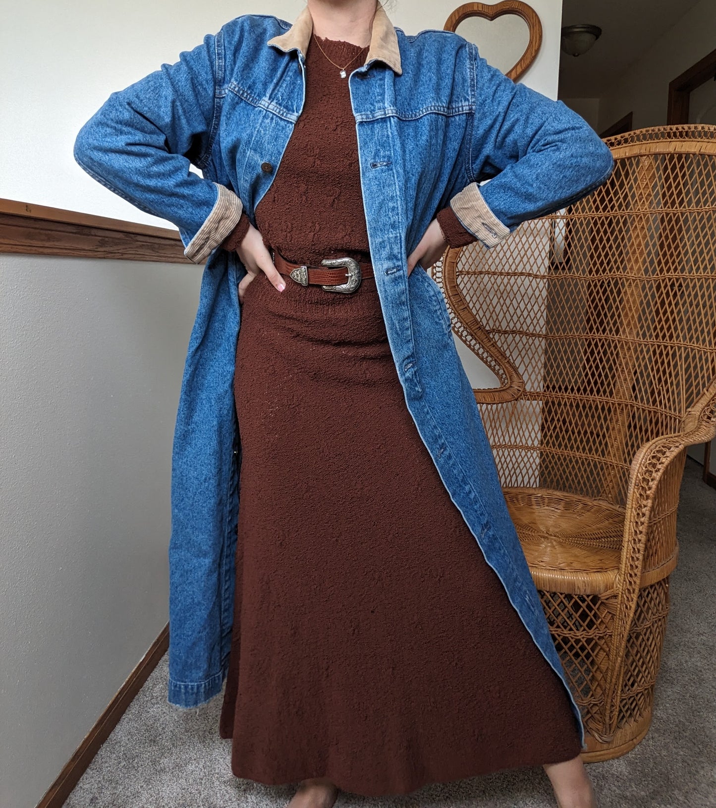 1970s Levi's denim duster