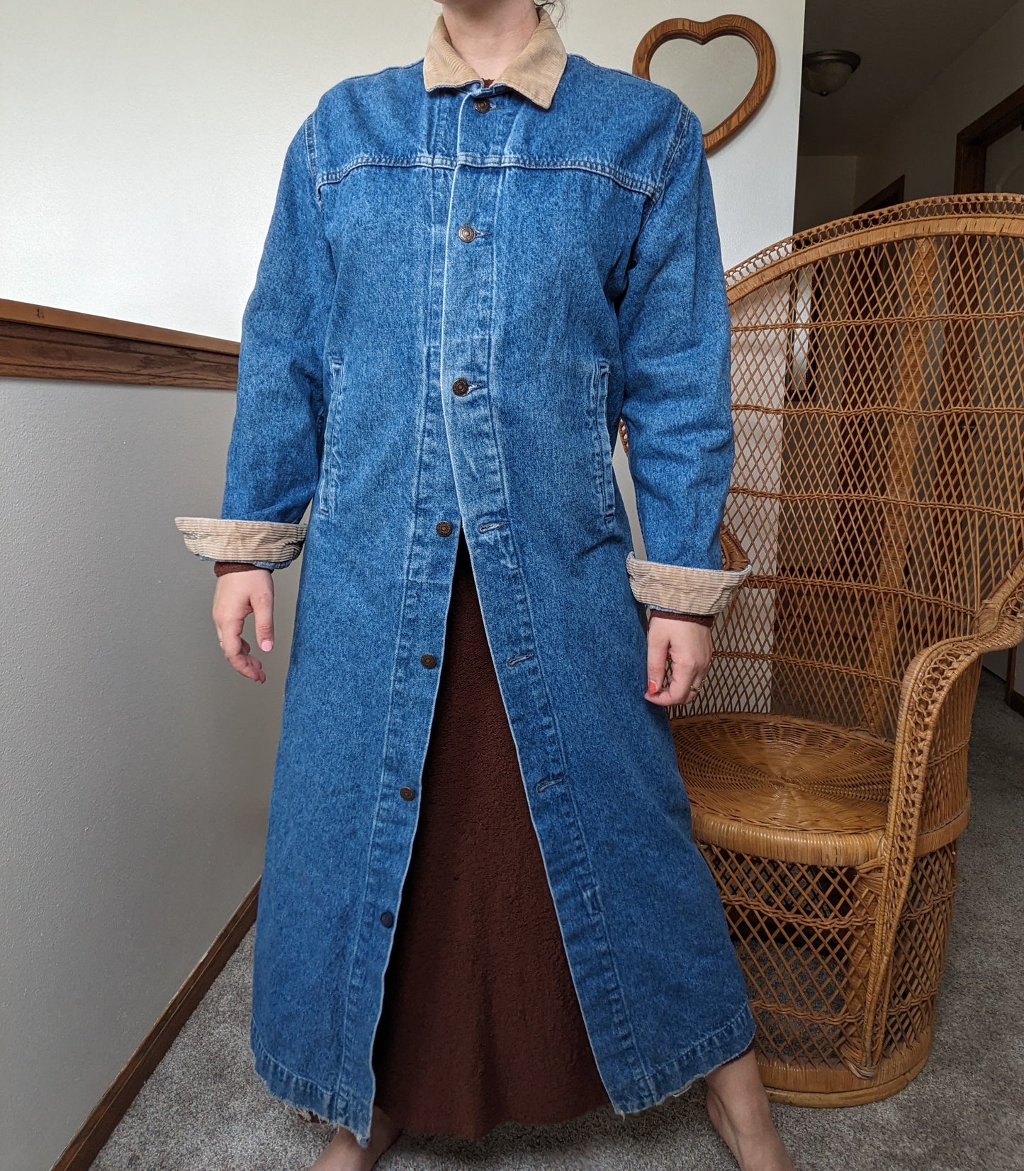 1970s Levi's denim duster