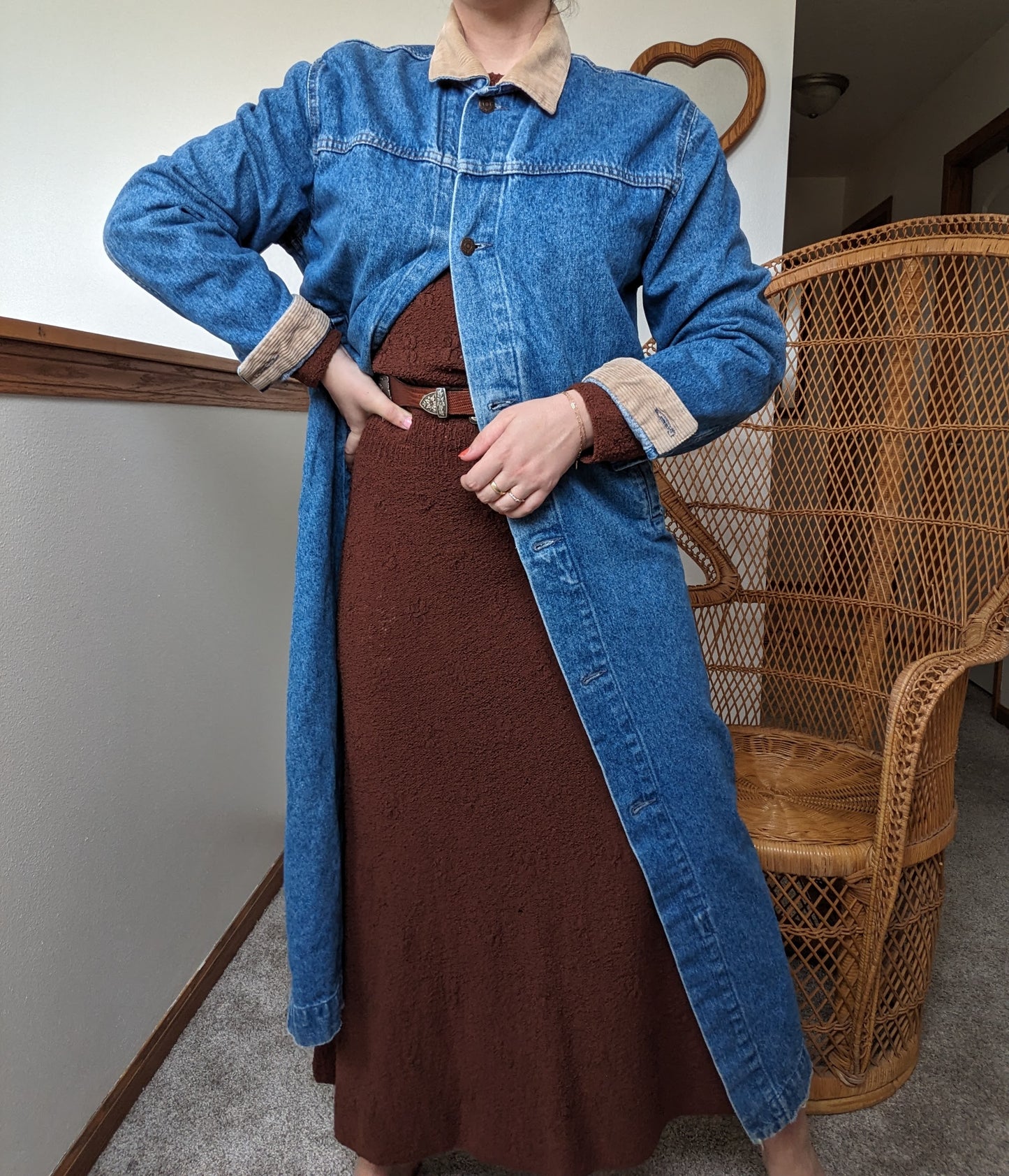 1970s Levi's denim duster