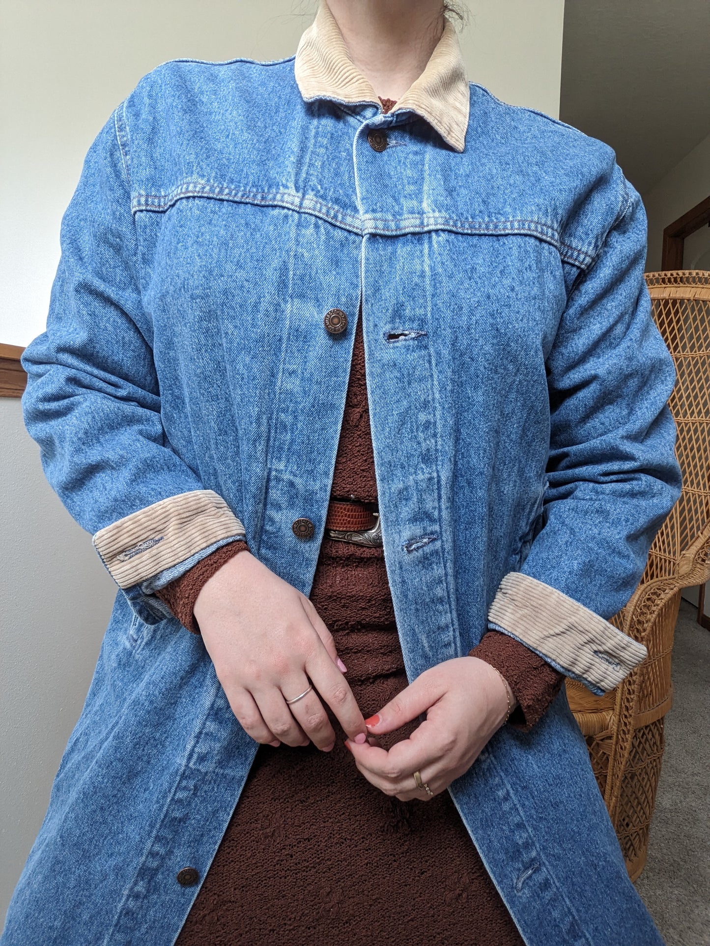 1970s Levi's denim duster