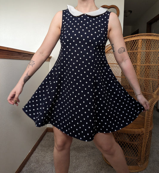 Modern polka dot dress