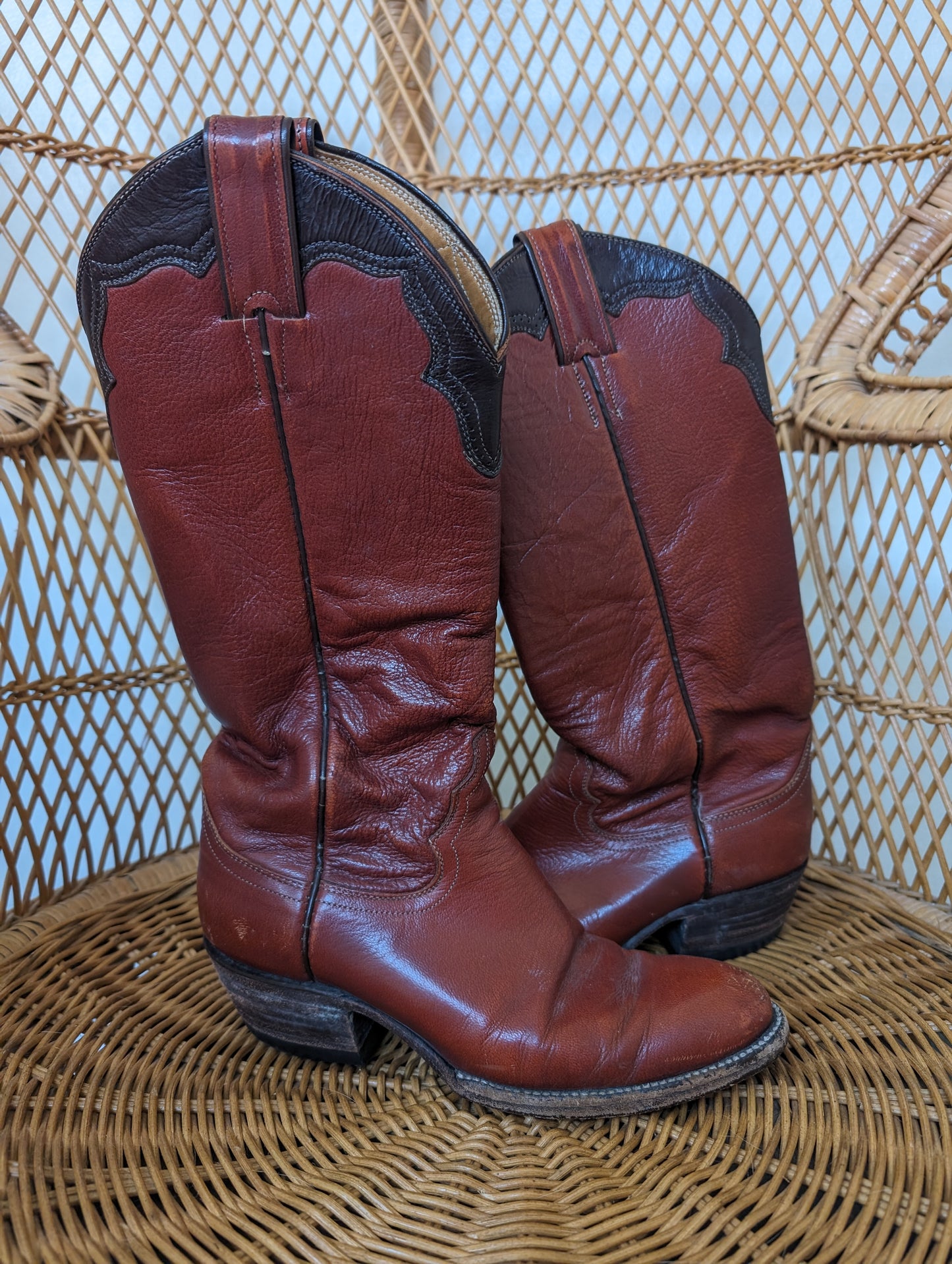 1970s Justin cowboy boots