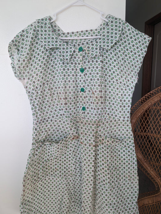 1930s cotton dress