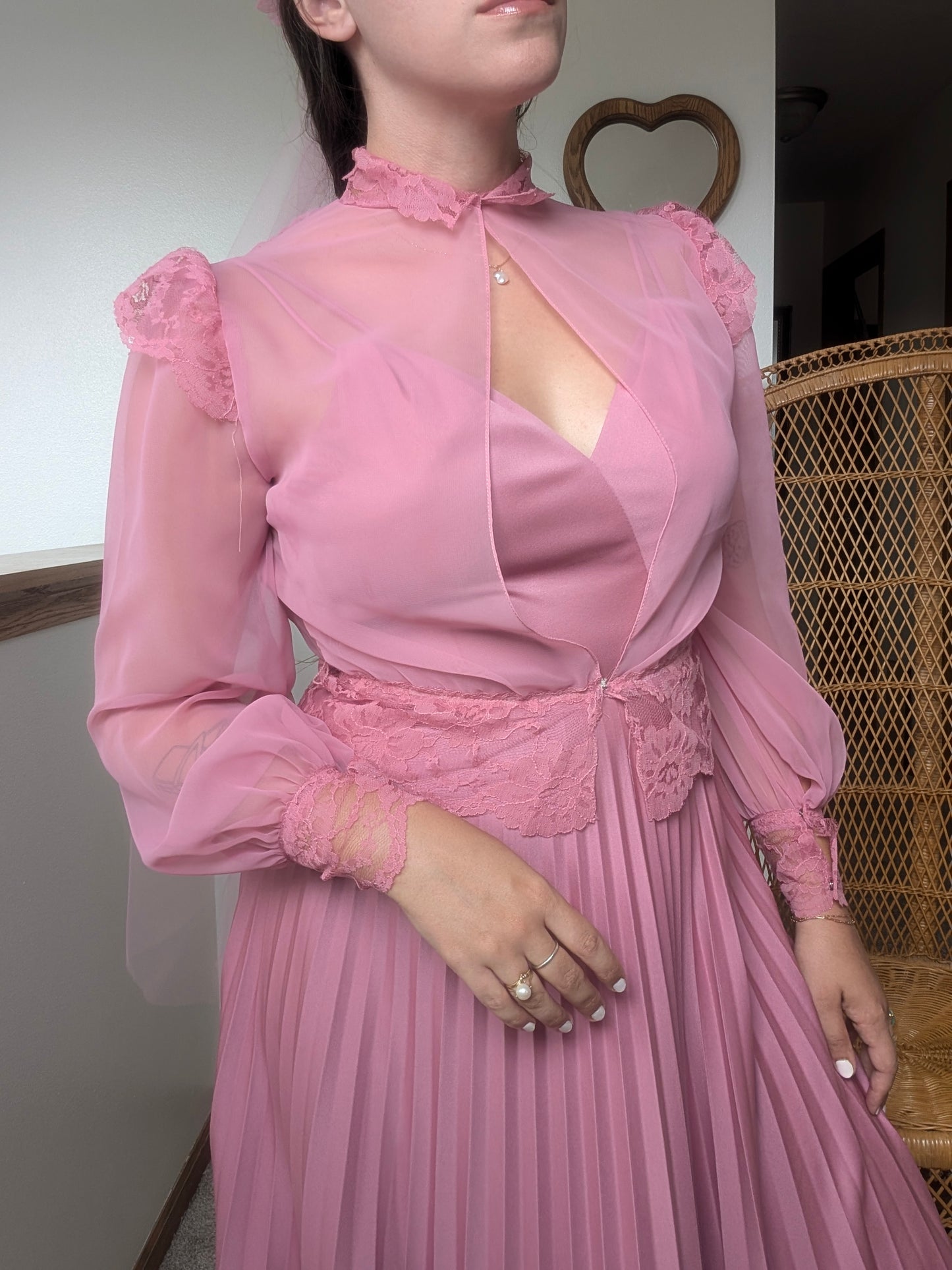 1970s three-piece pink fairy set