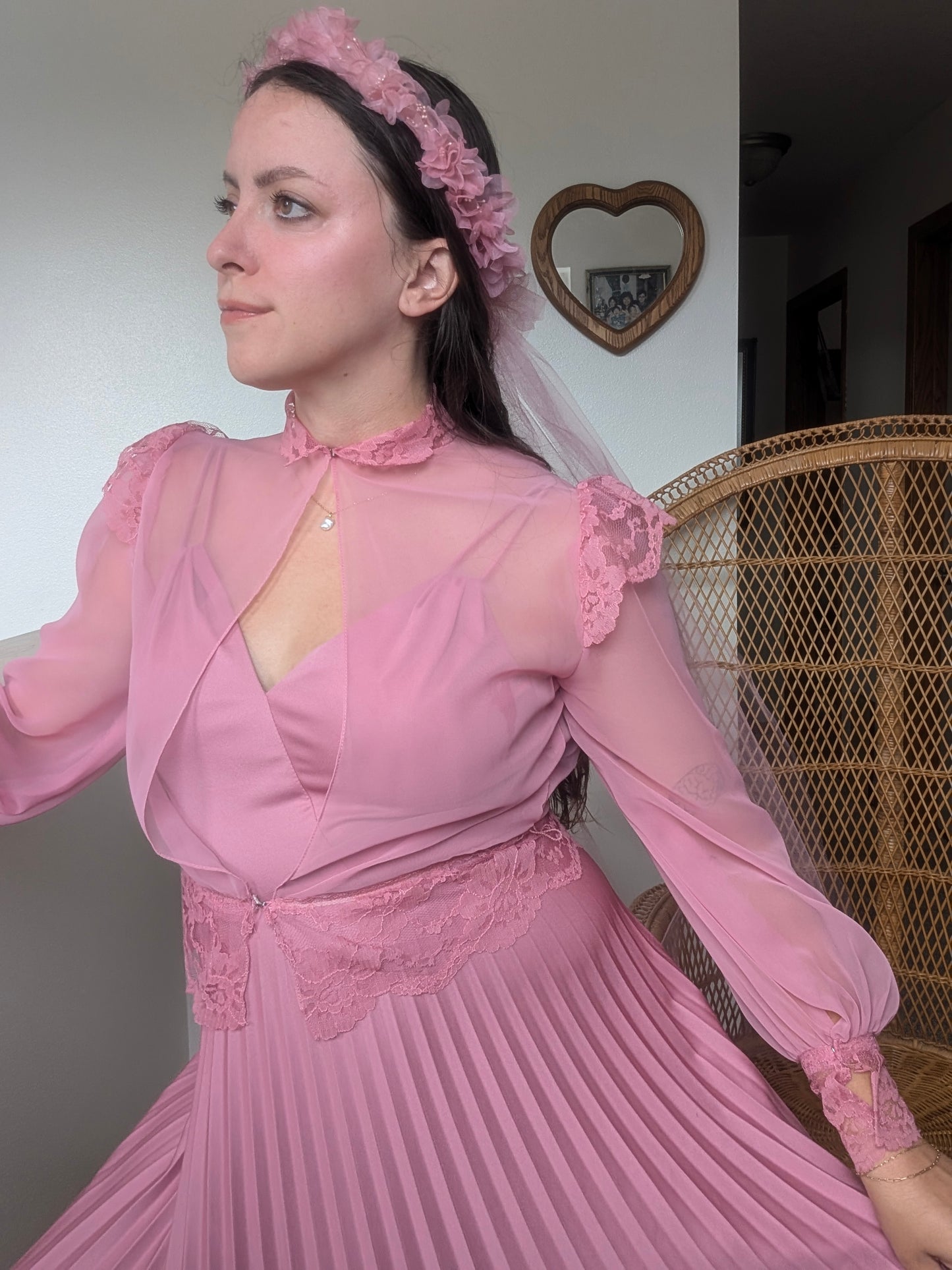 1970s three-piece pink fairy set