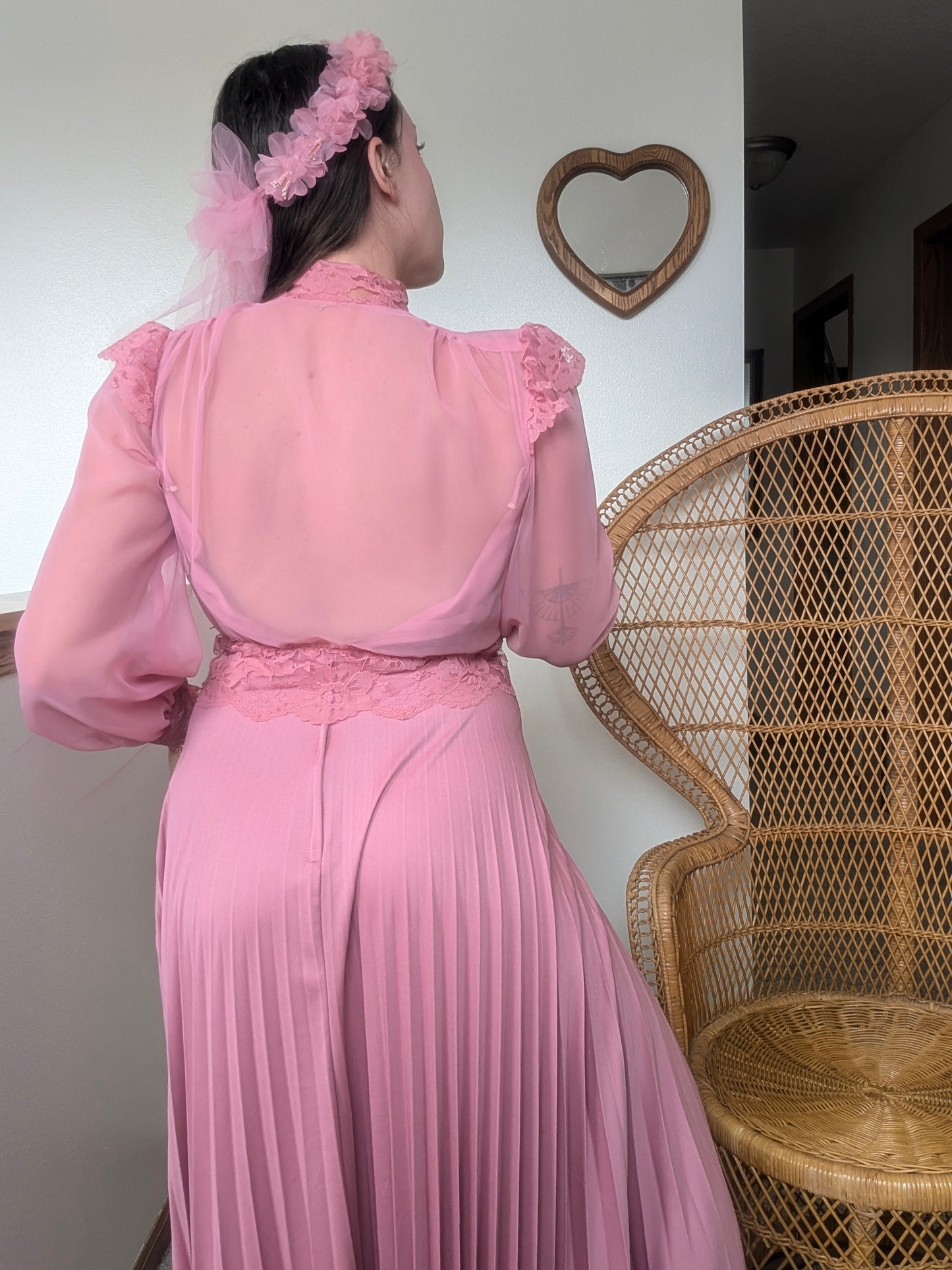 1970s three-piece pink fairy set