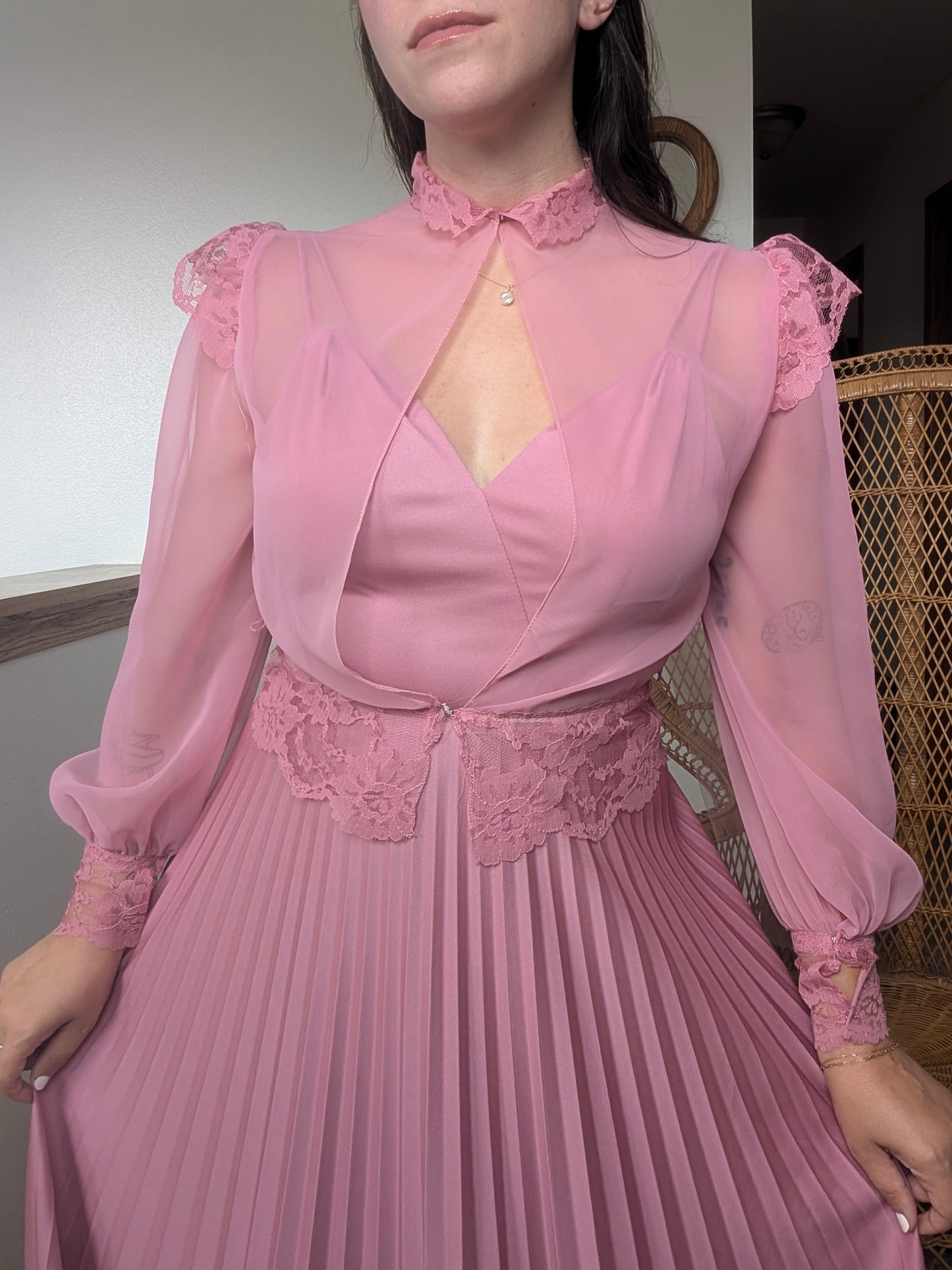 1970s three-piece pink fairy set