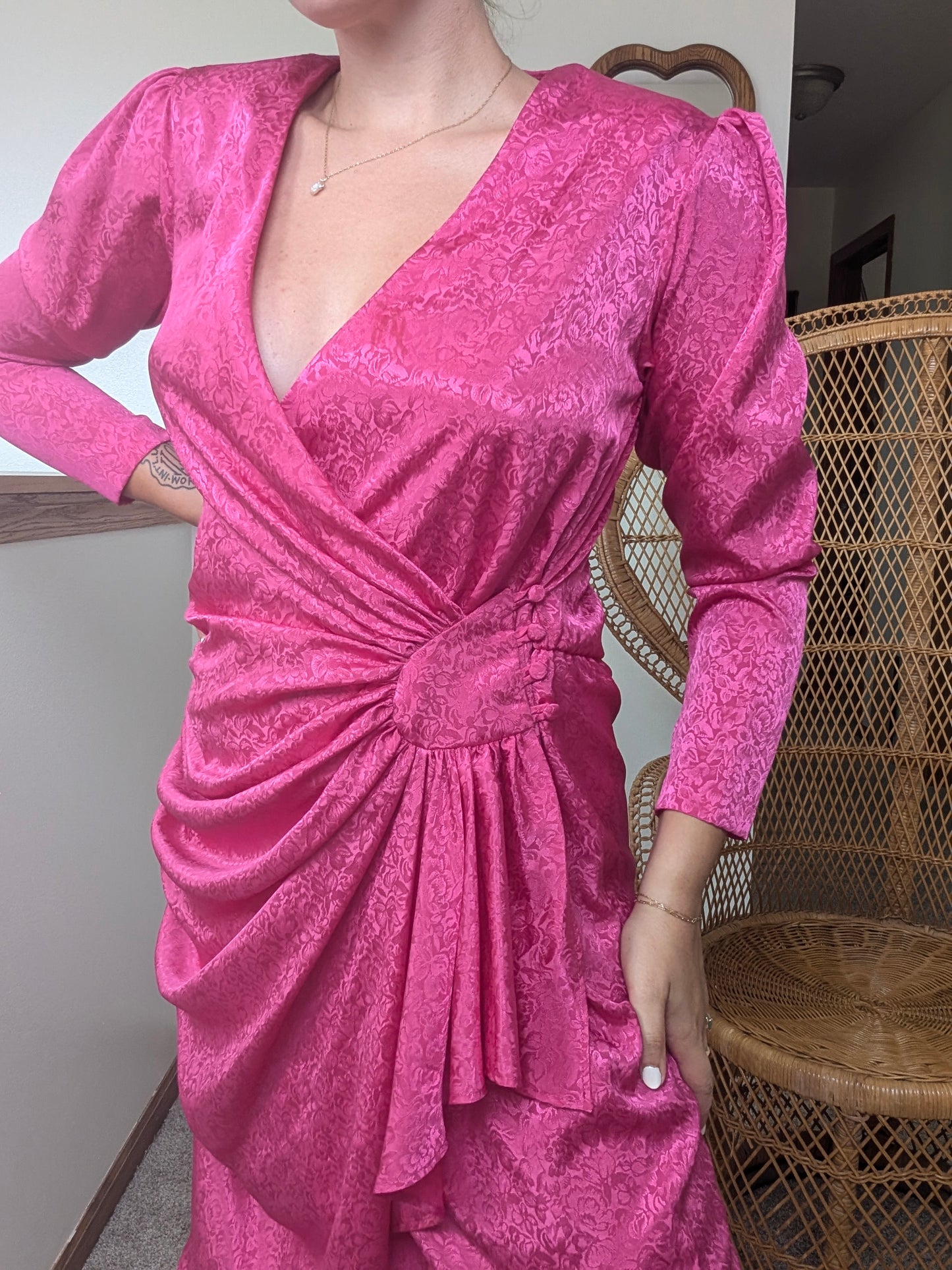 1980s corporate Barbi dress