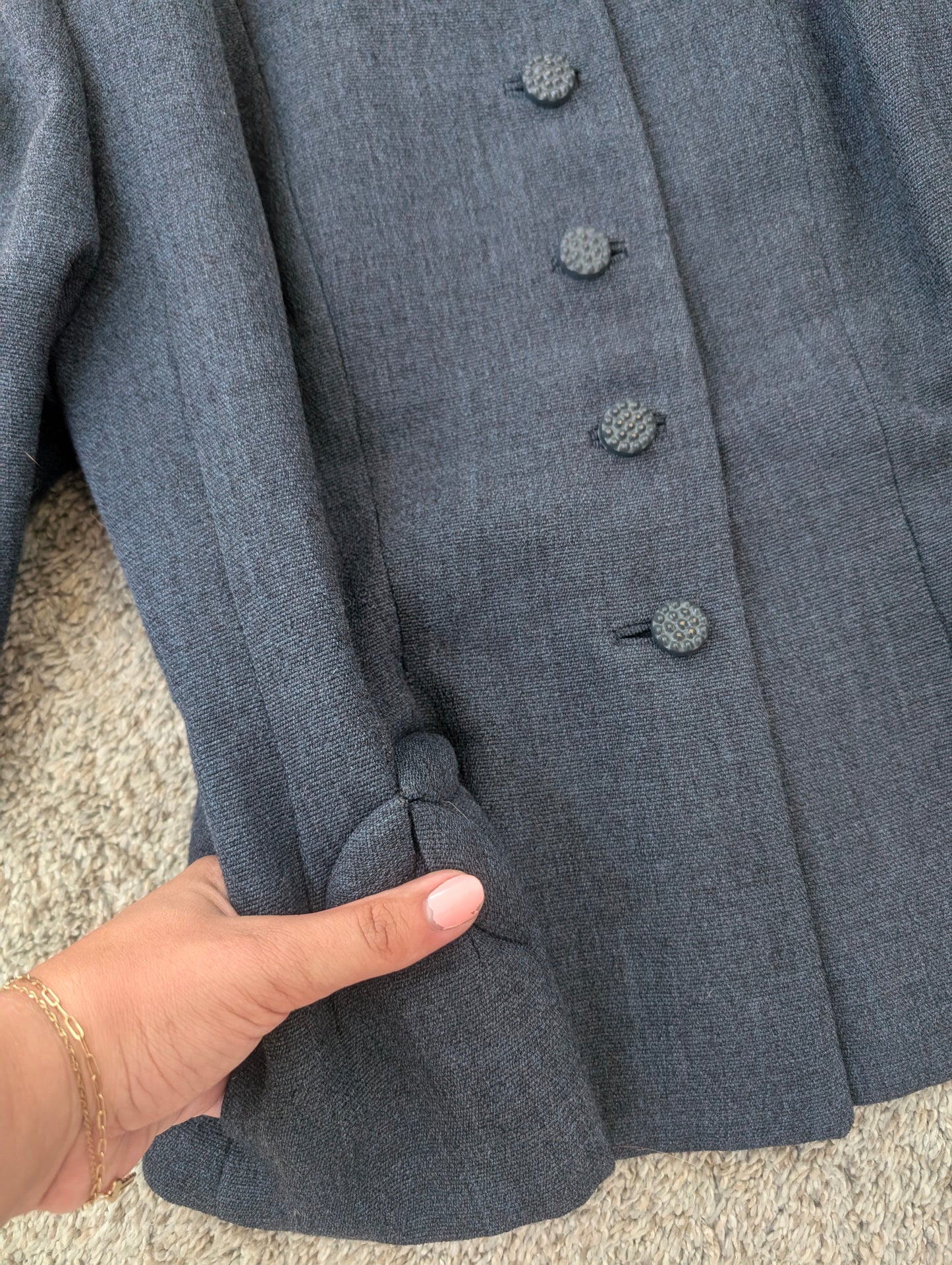 1940s hourglass blazer