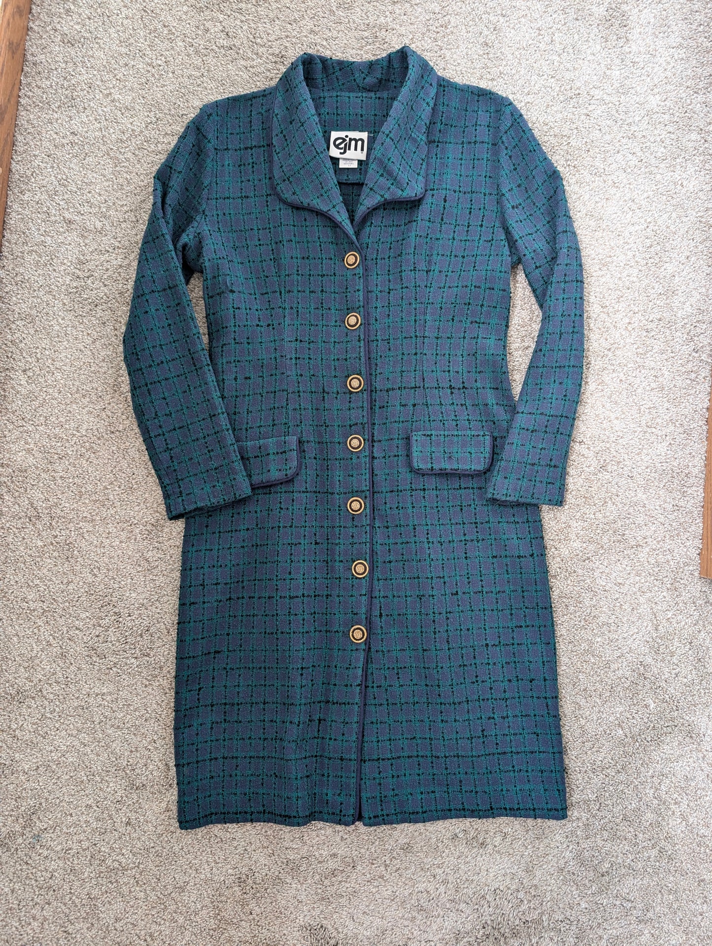 1980s tweed dress