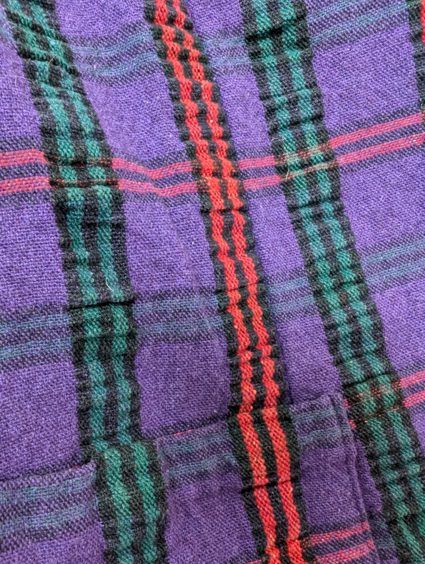 1980s plaid blazer