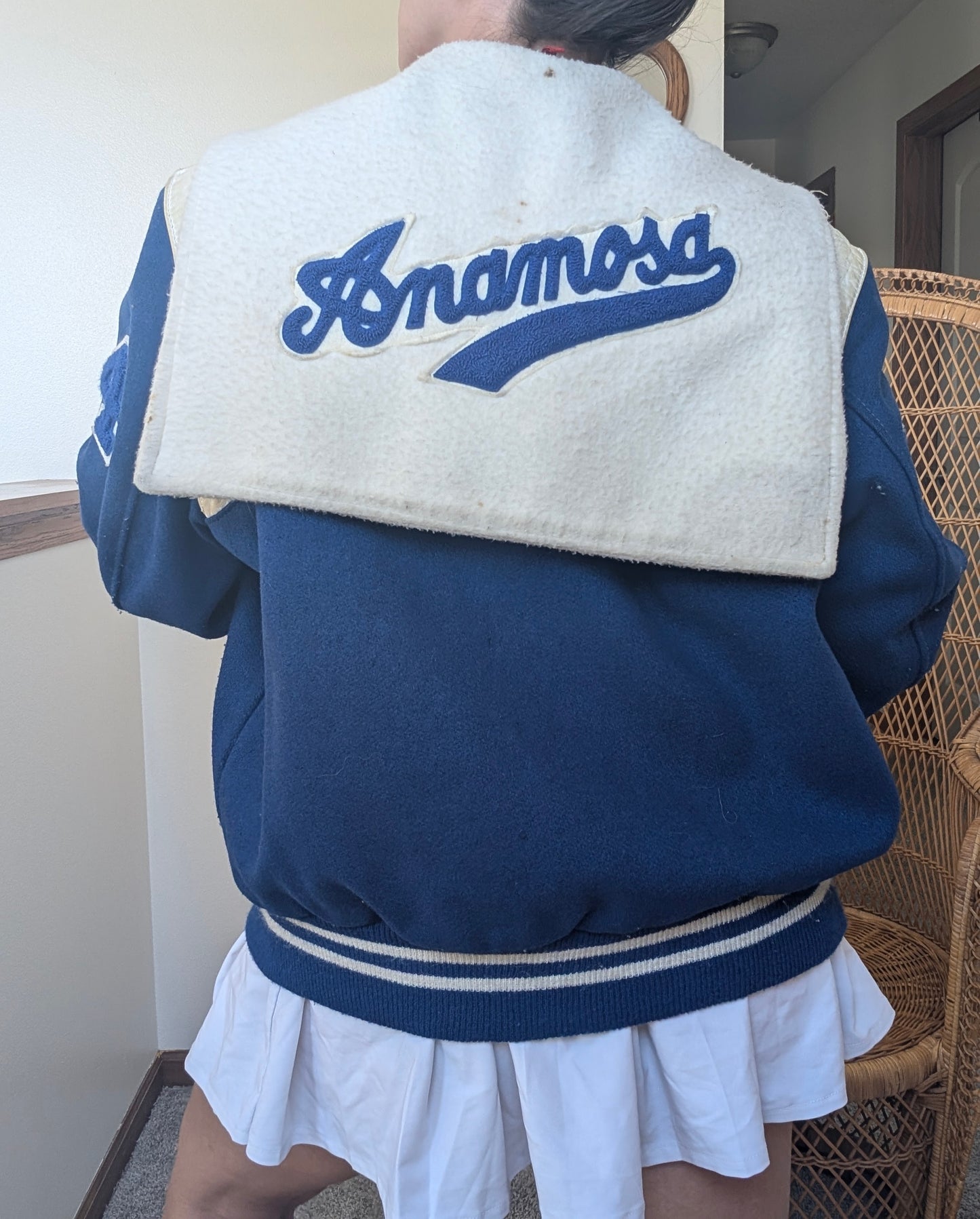 1980s varsity letter jacket