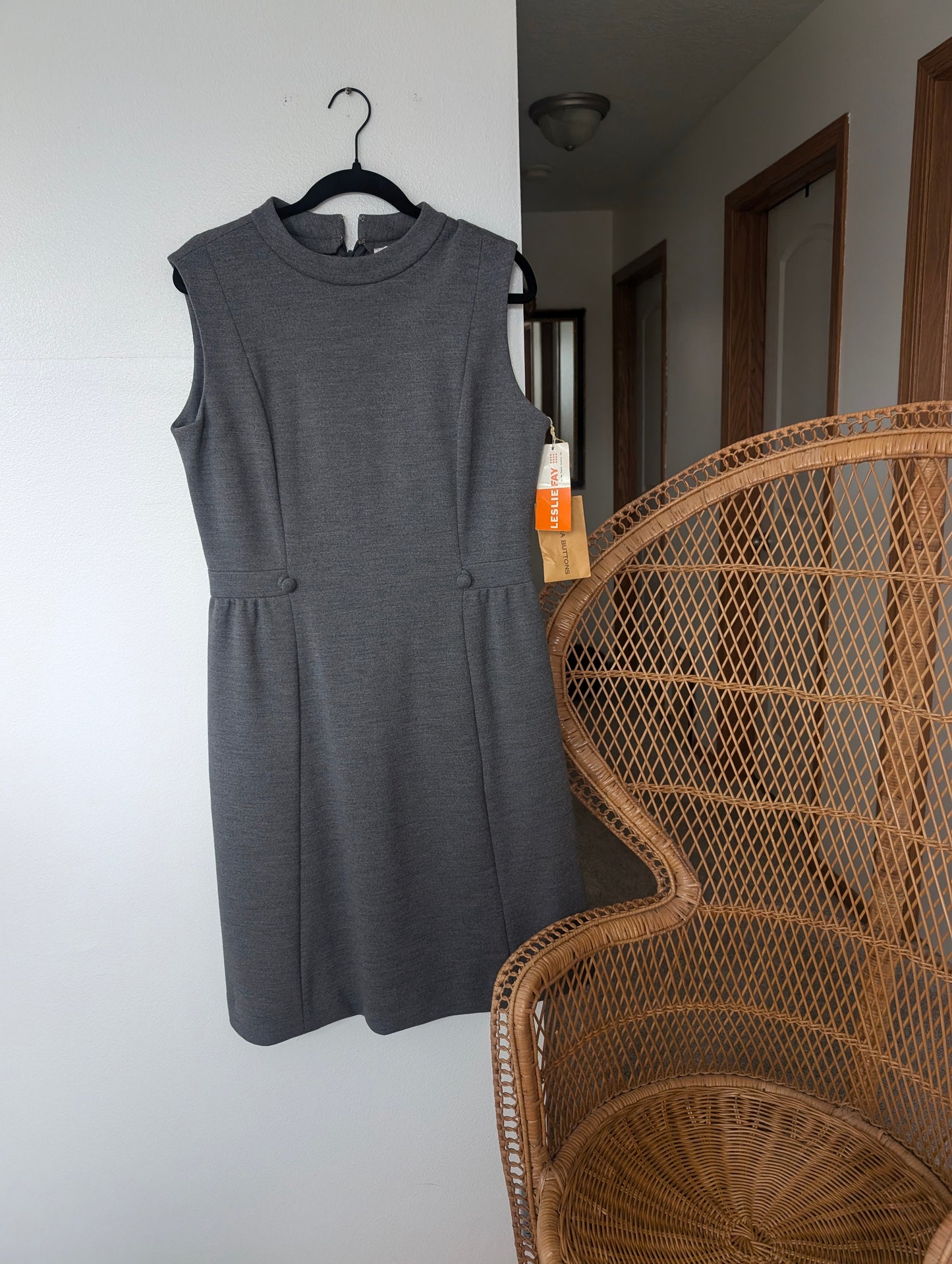 1970s deadstock wool dress