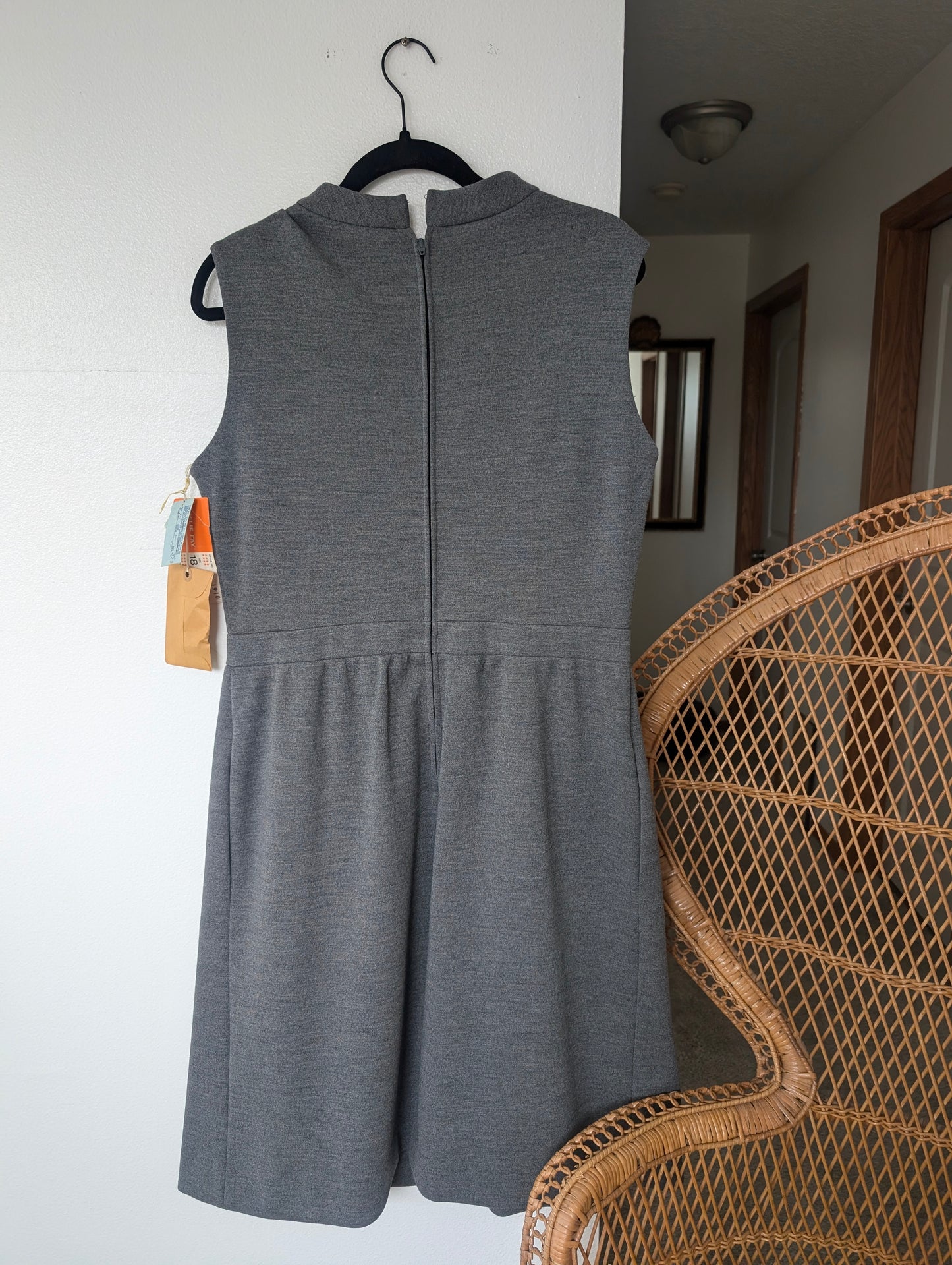 1970s deadstock wool dress