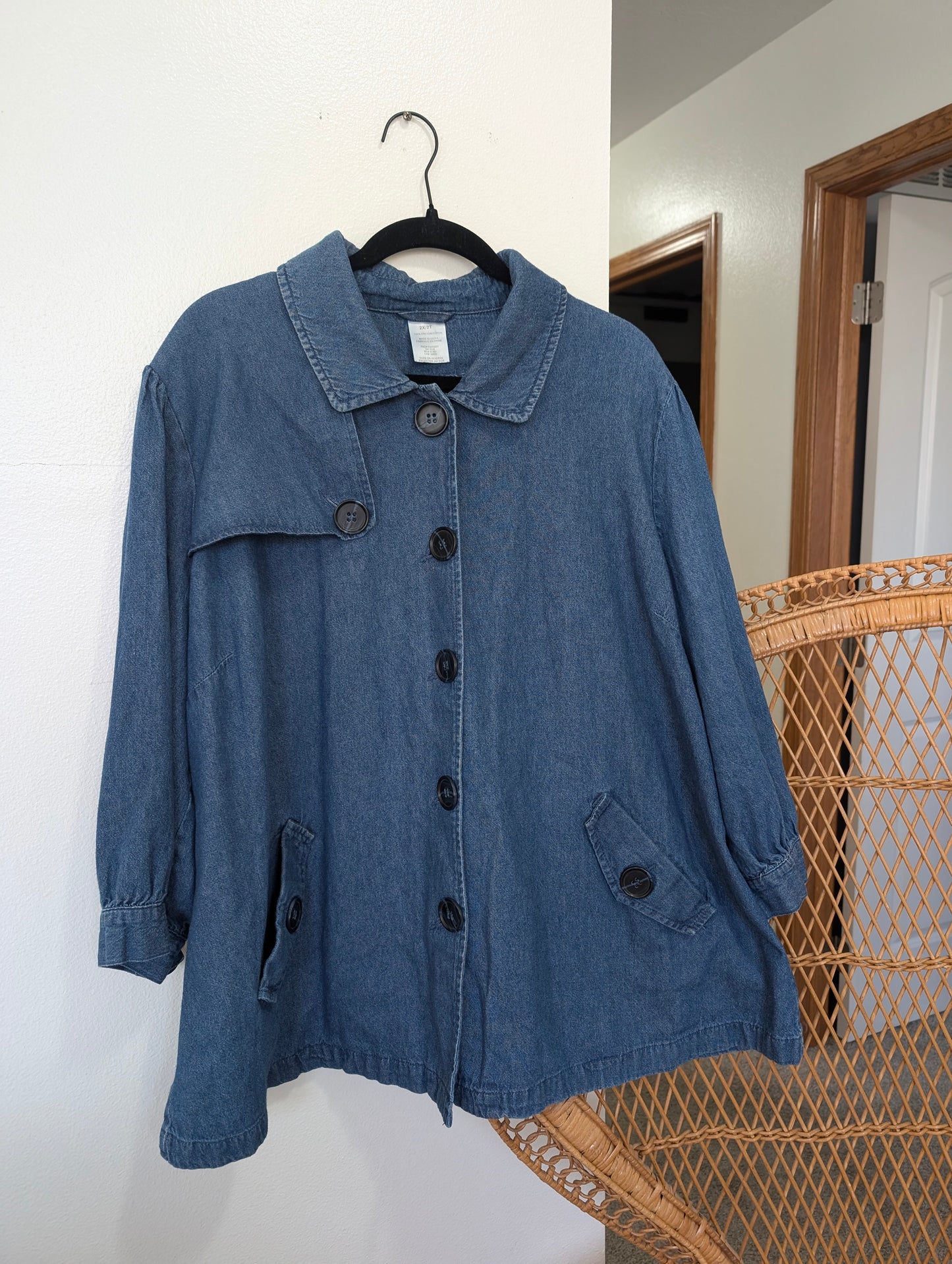 Modern chambray jacket