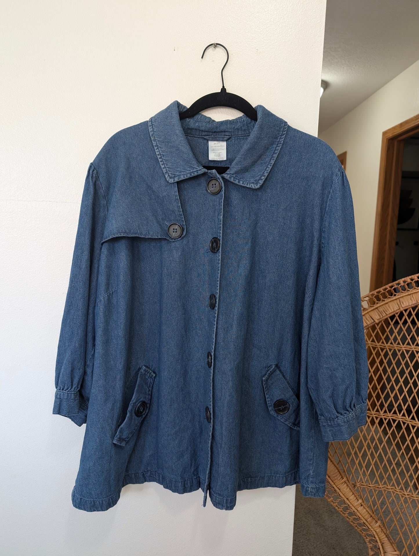 Modern chambray jacket