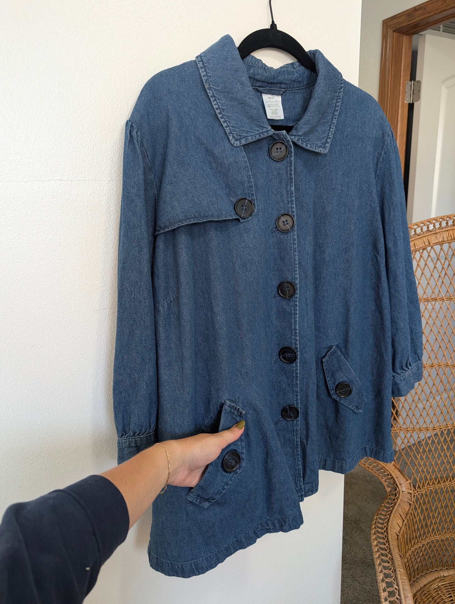 Modern chambray jacket