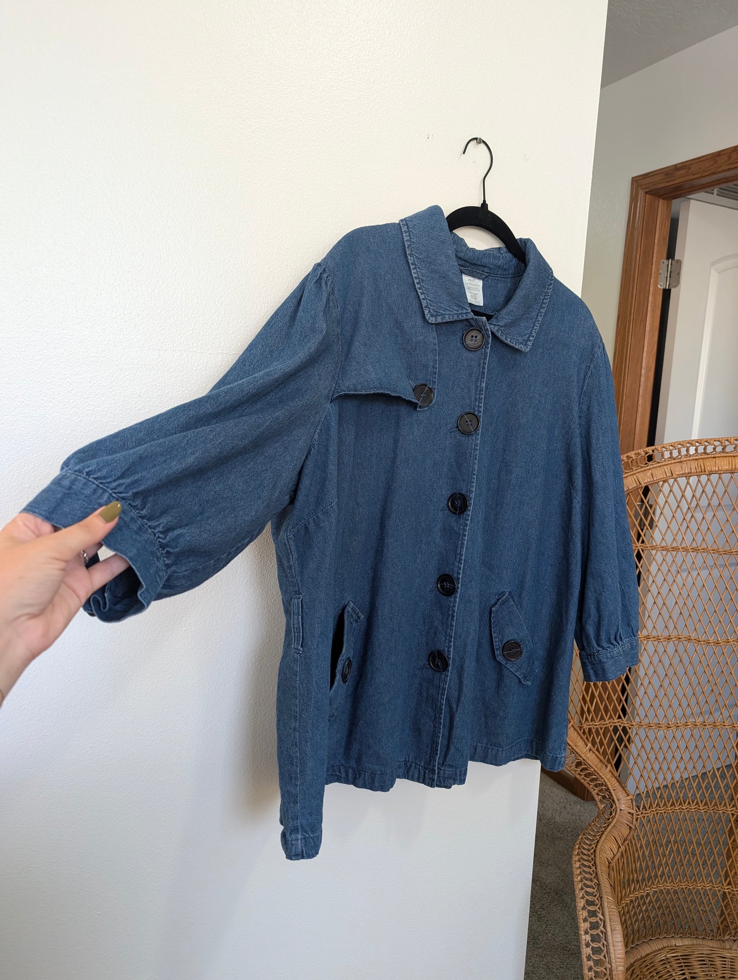 Modern chambray jacket