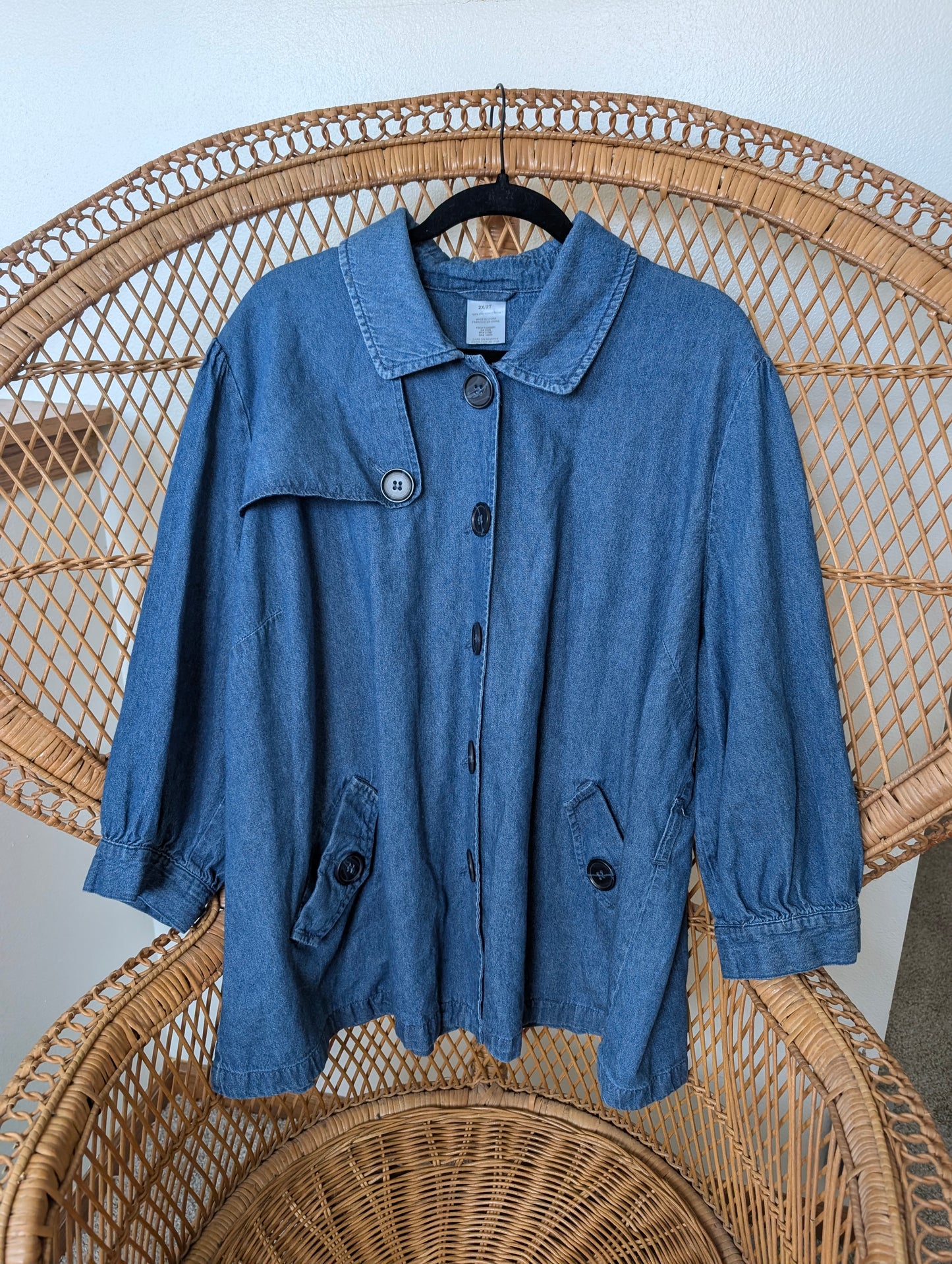 Modern chambray jacket