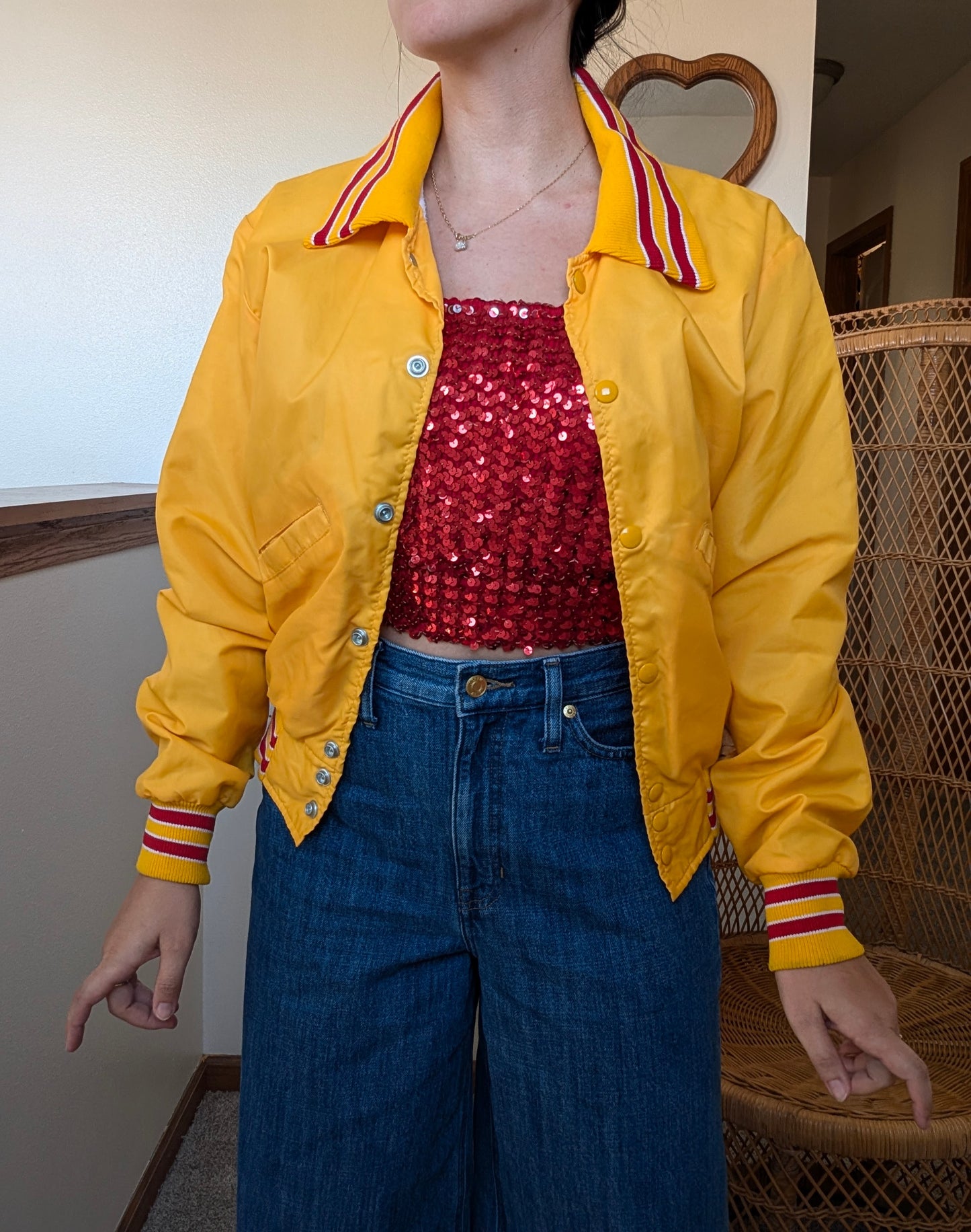 1980s Iowa State bomber jacket