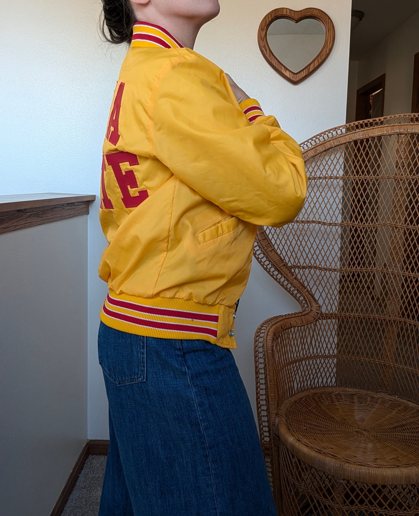 1980s Iowa State bomber jacket