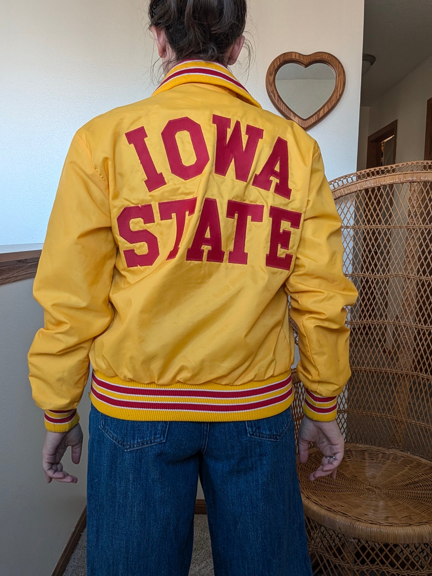 1980s Iowa State bomber jacket