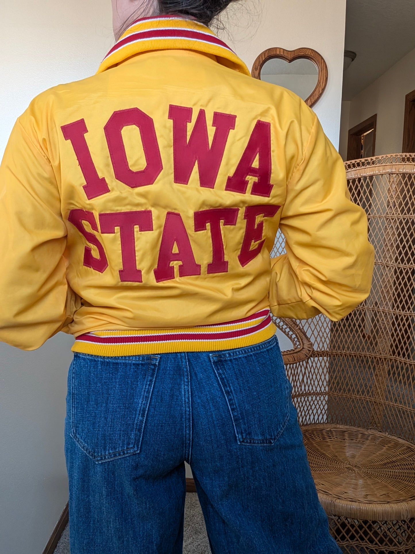 1980s Iowa State bomber jacket