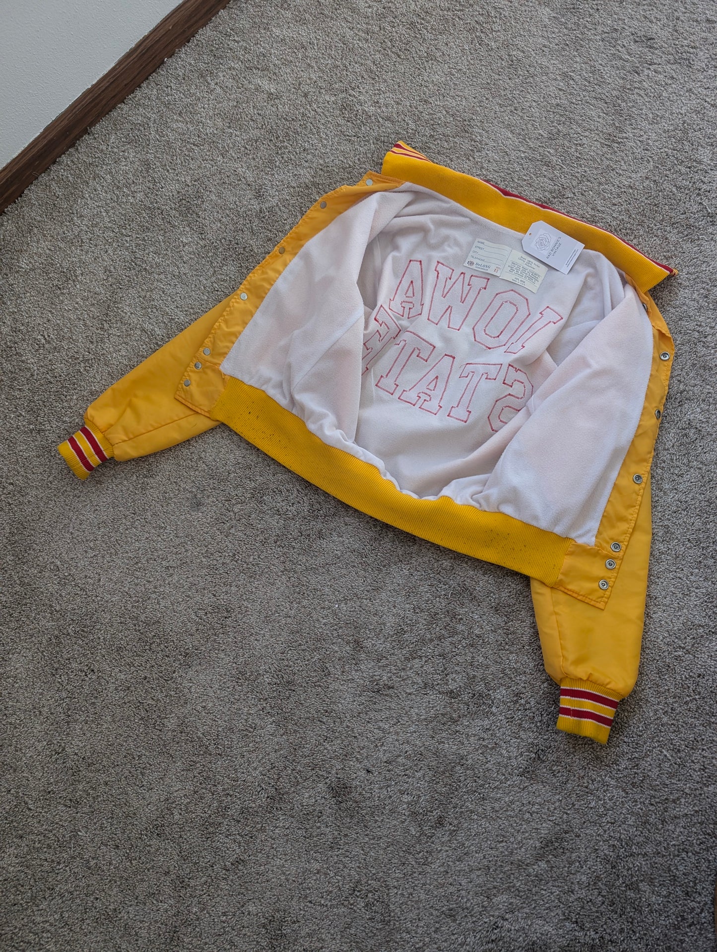 1980s Iowa State bomber jacket