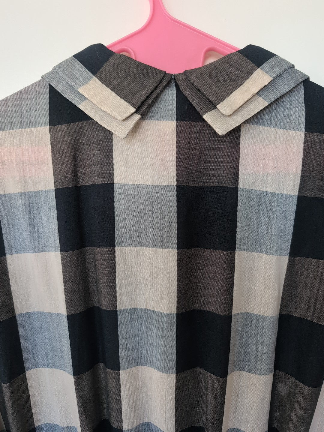 1960s mod check dress