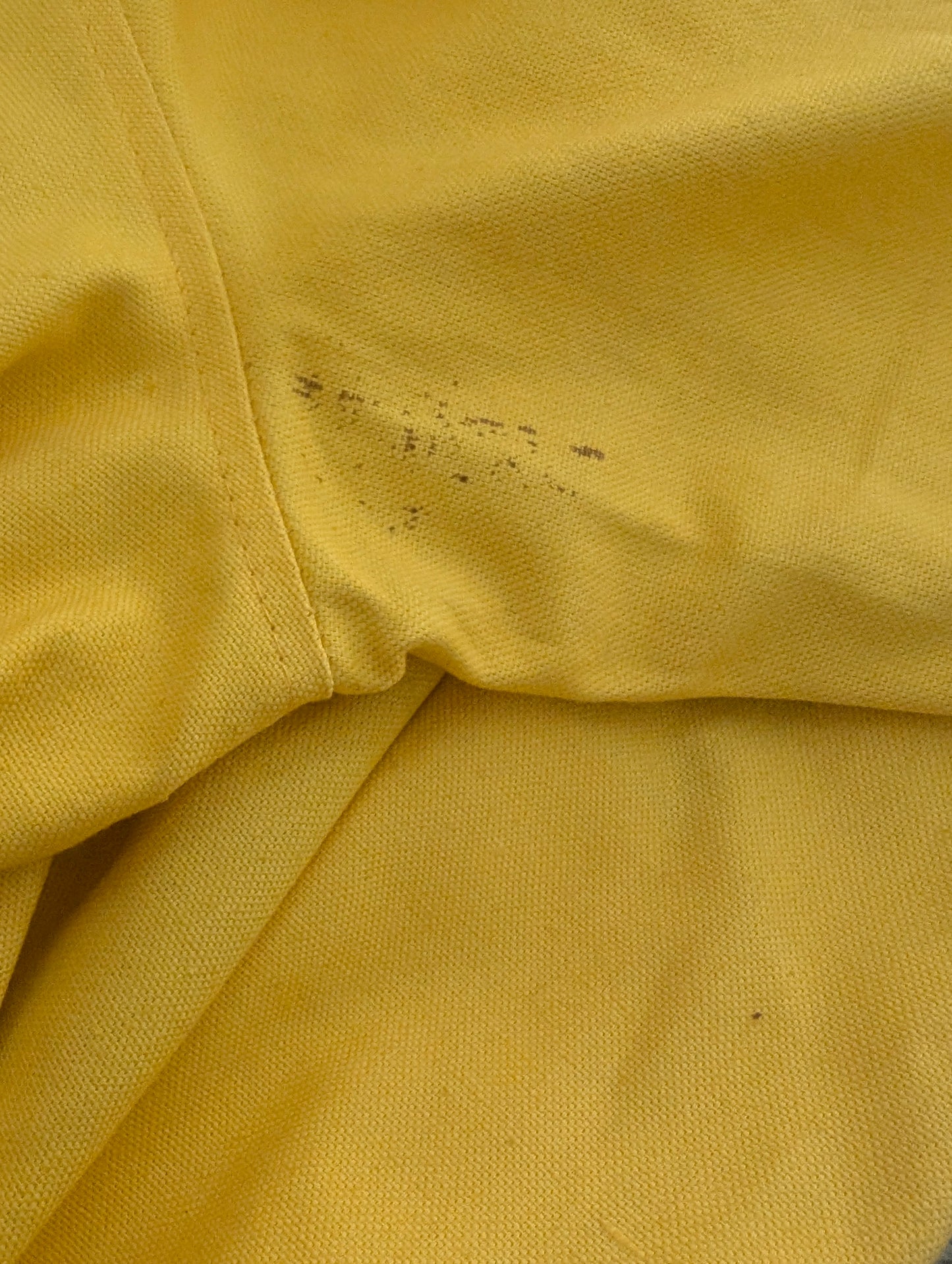 1980s yellow duster jacket