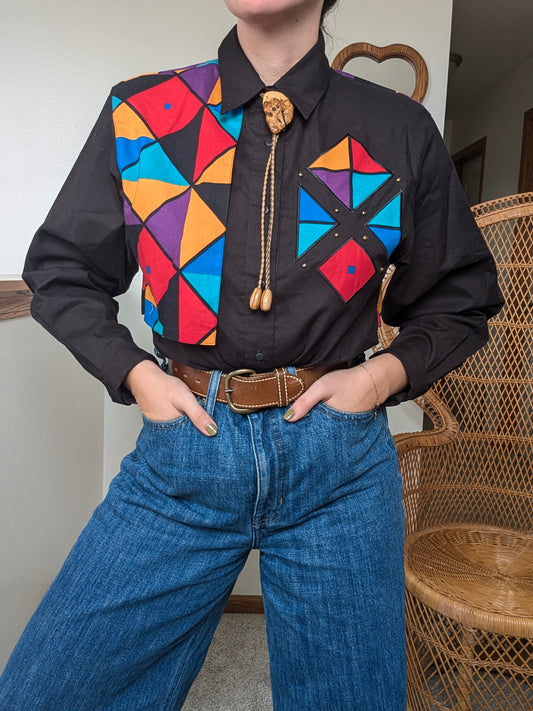 1990s Western Wrangler shirt