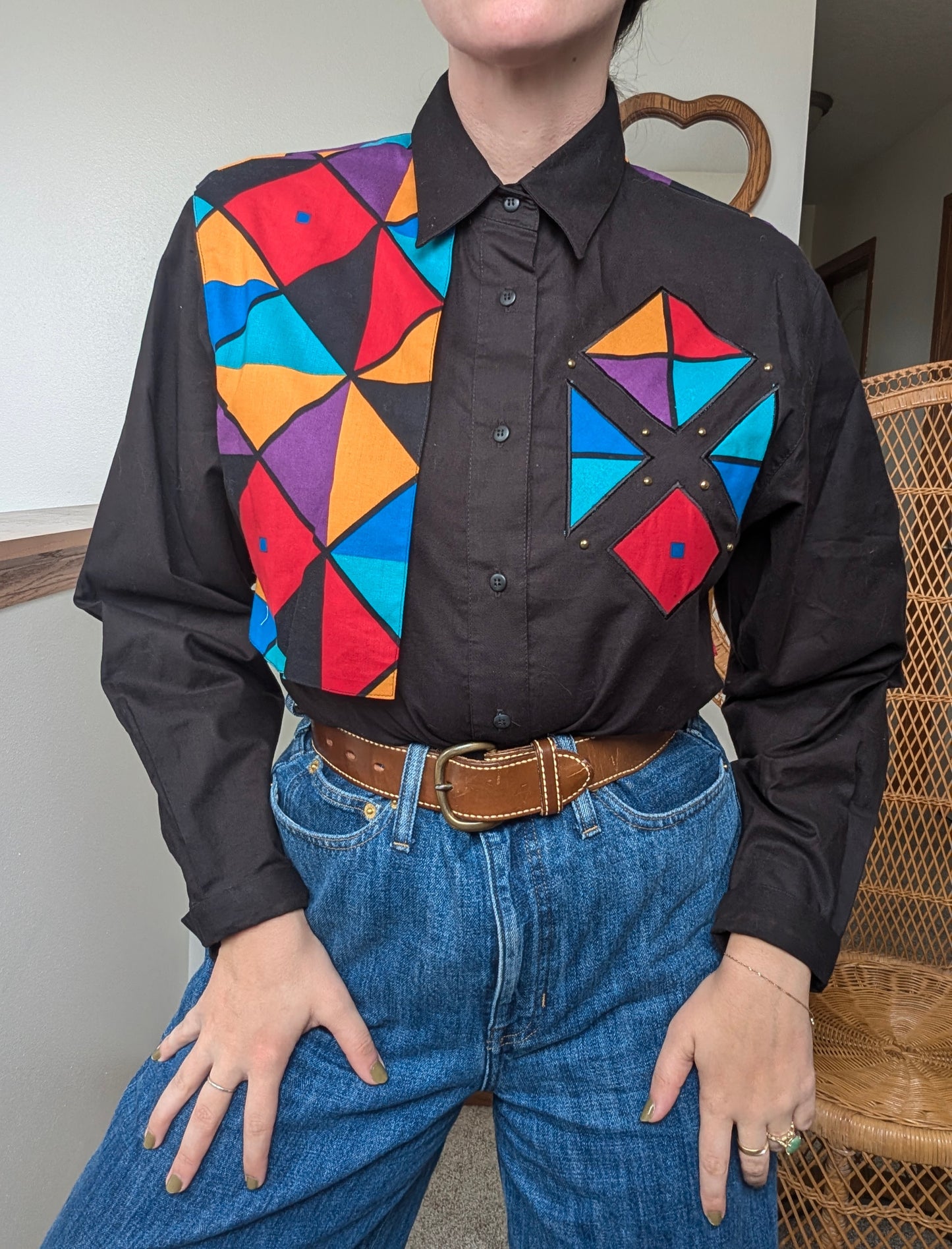 1990s Western Wrangler shirt