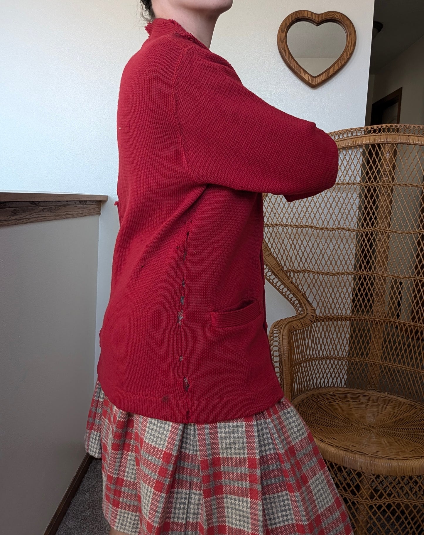 1940s letter sweater