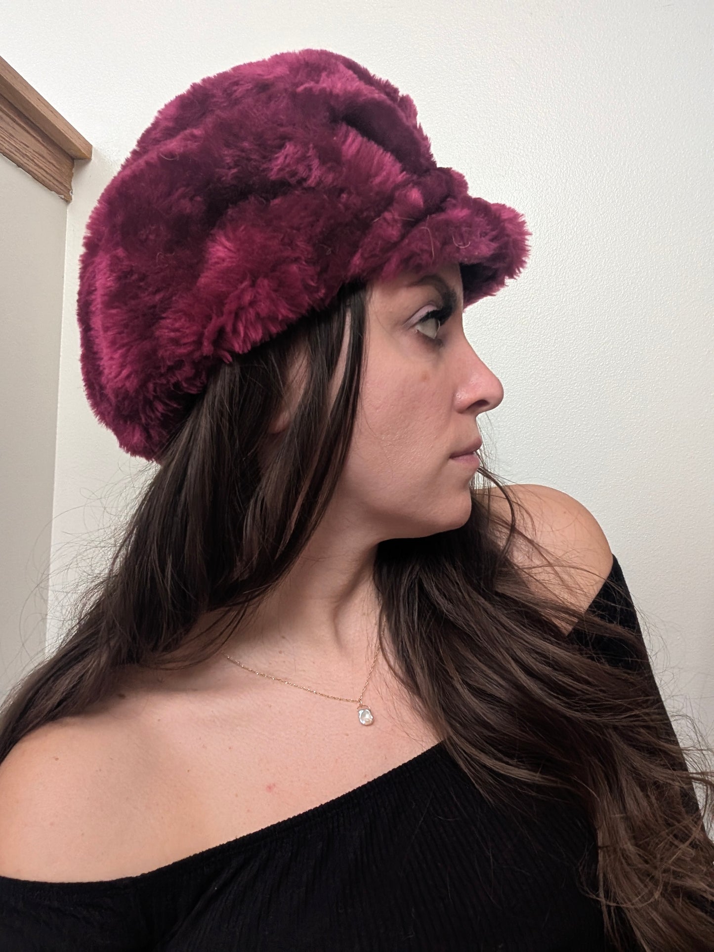 1990s fur hat