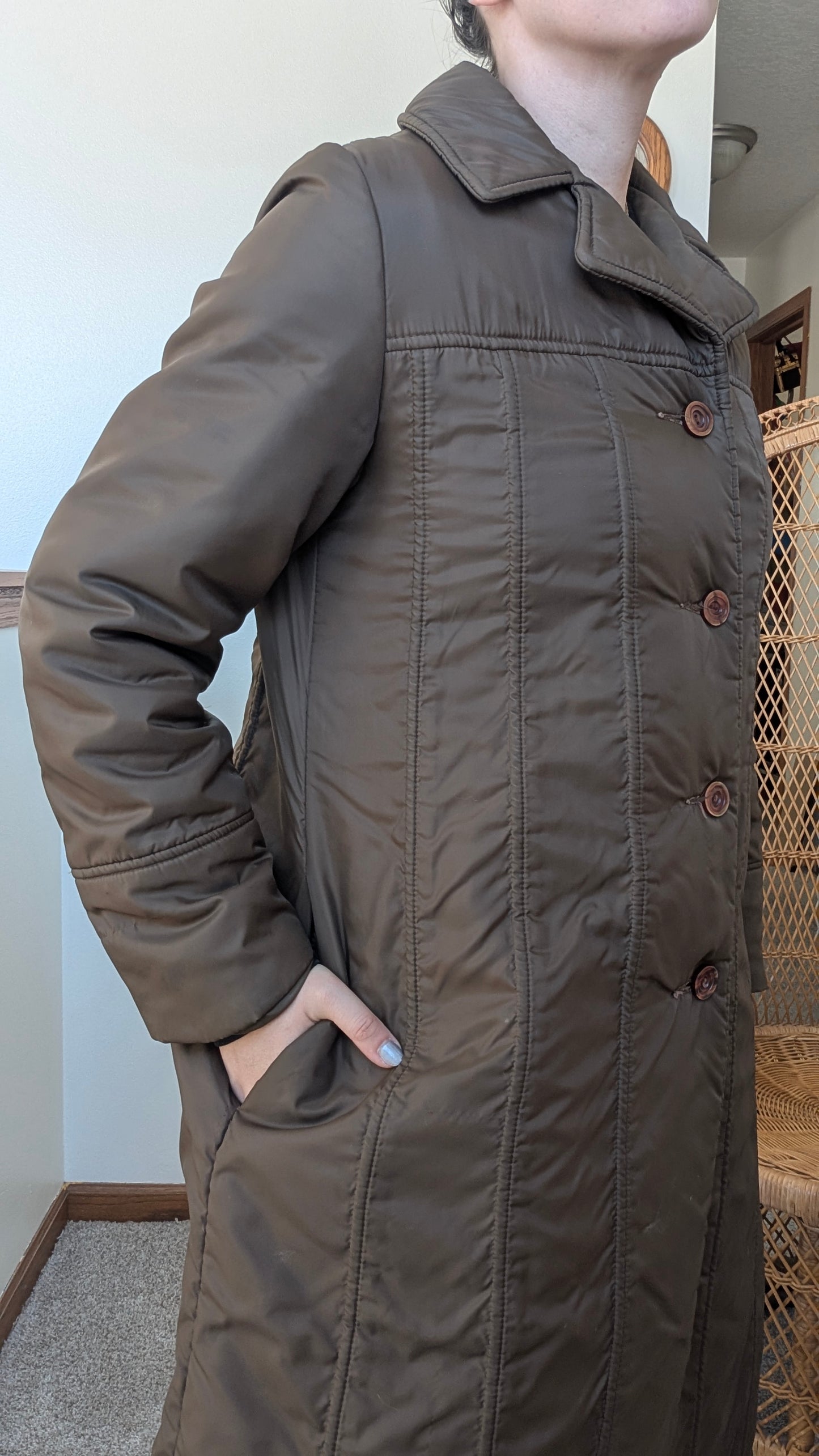 1970s brown puffer