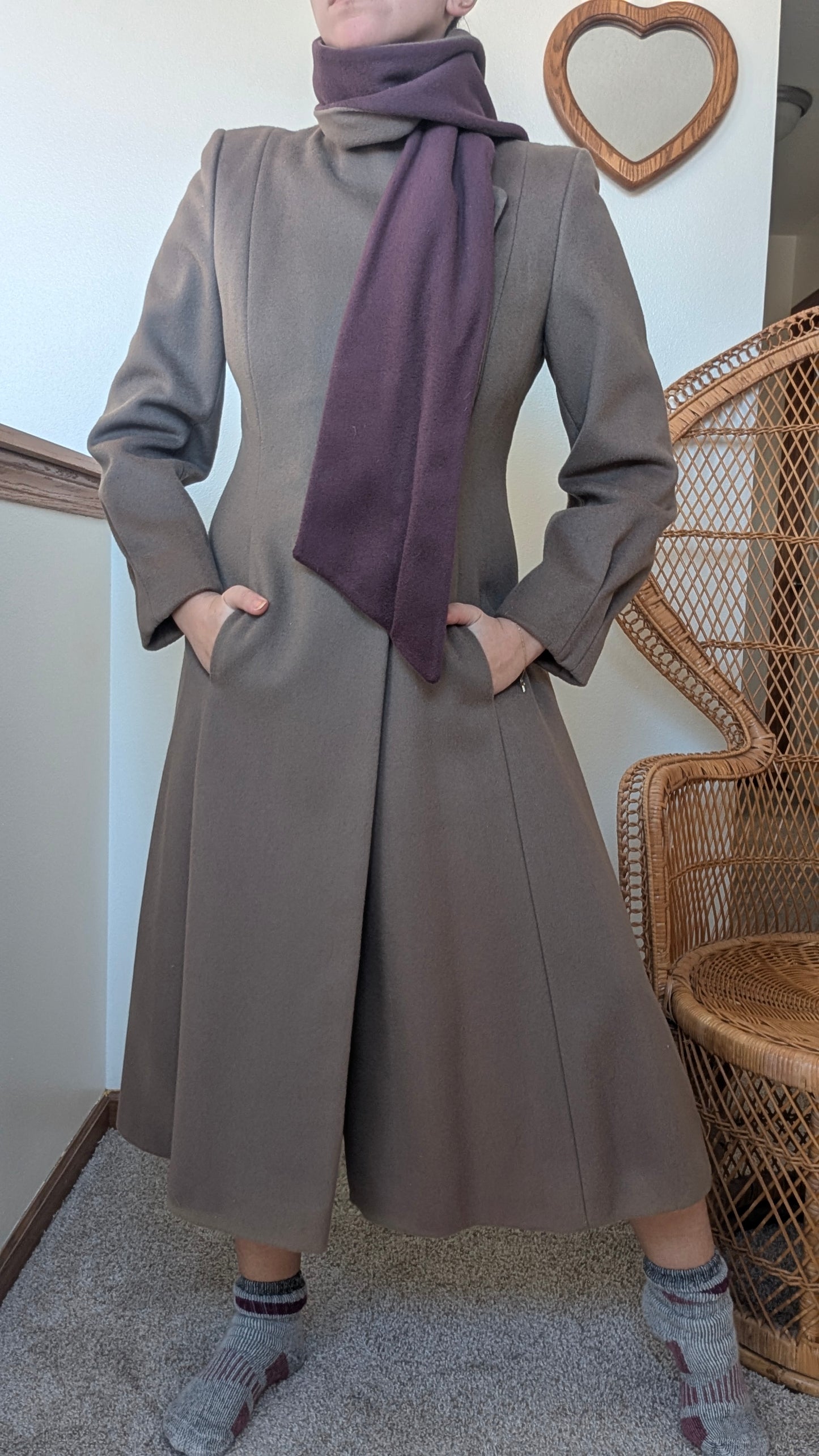 1980s wool coat