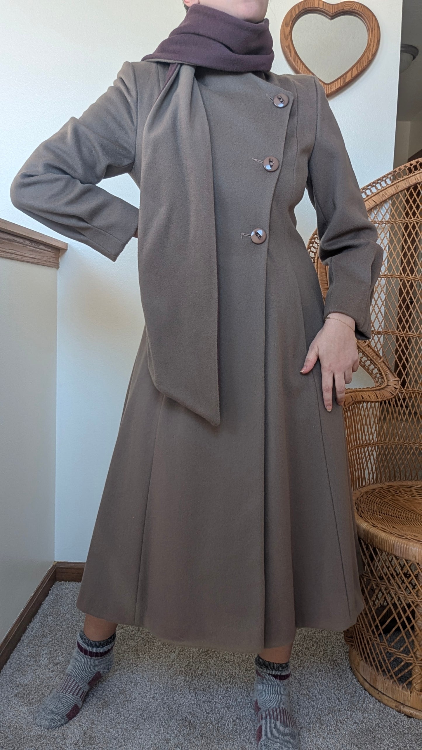 1980s wool coat