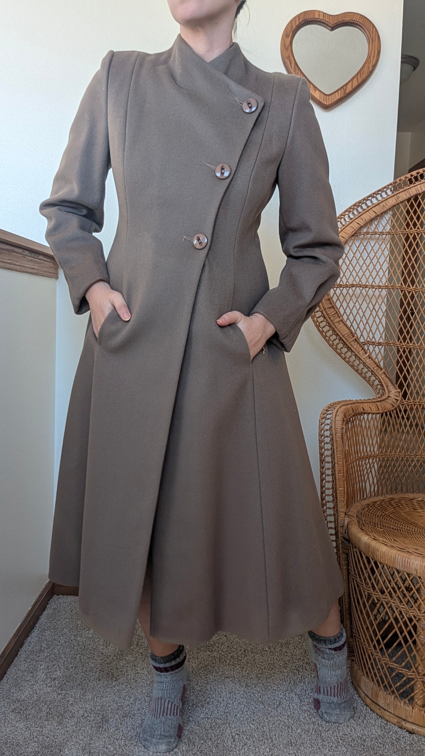 1980s wool coat