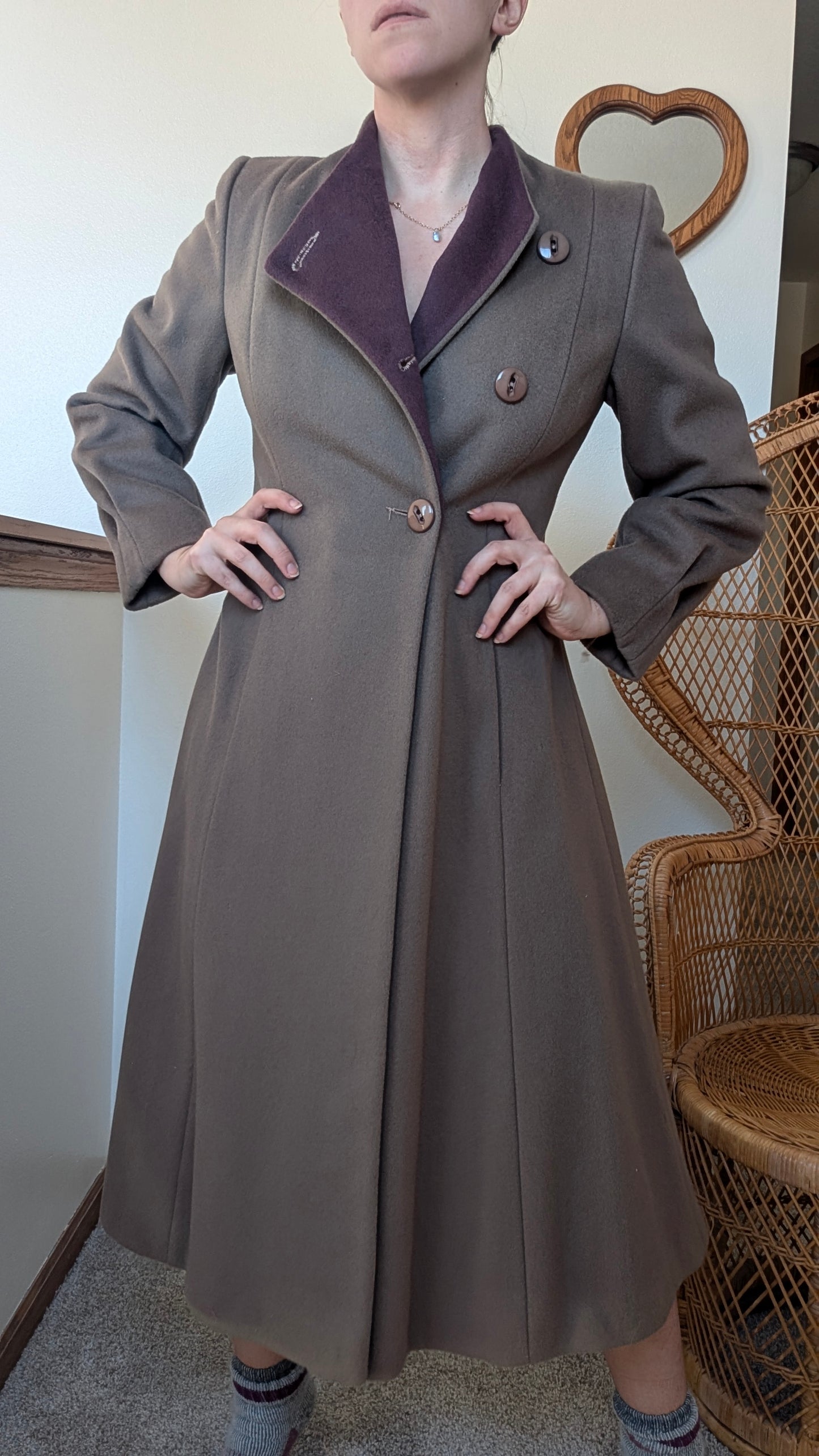 1980s wool coat