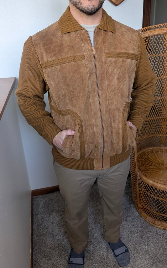 1970s suede leather jacket