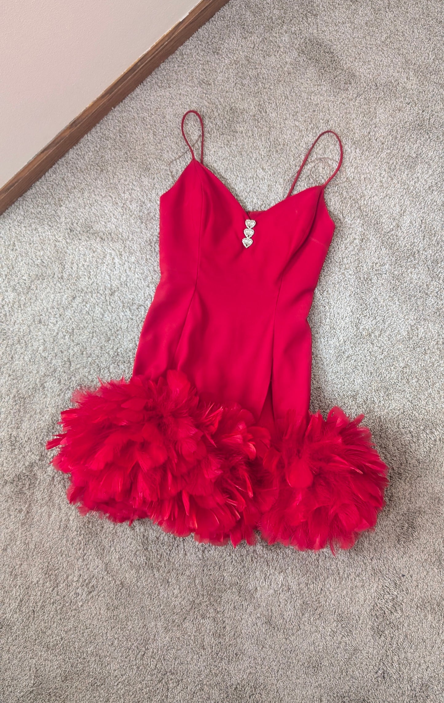 1980s showgirl dress