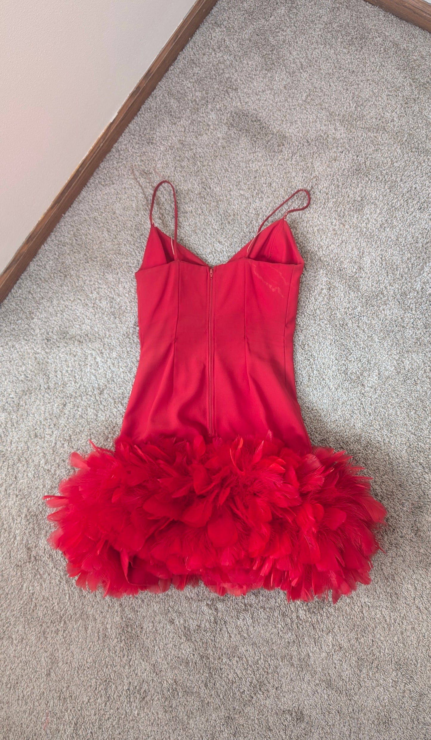 1980s showgirl dress