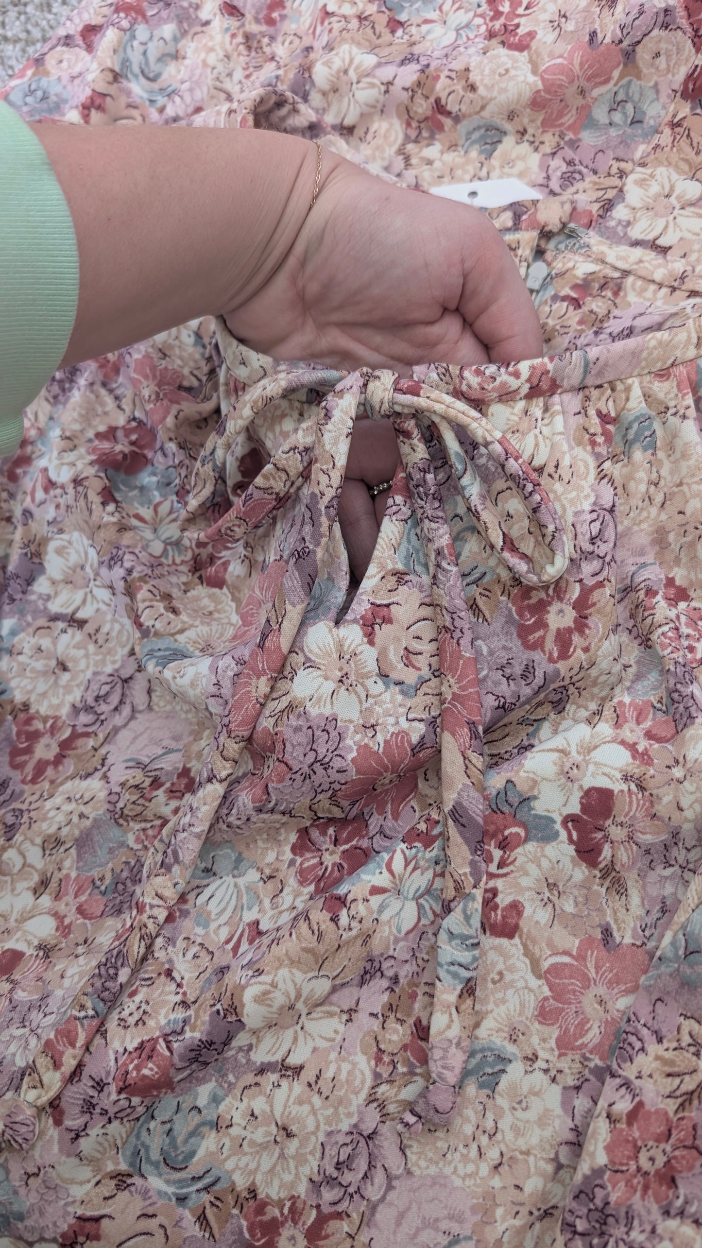 1960s plus size floral dress