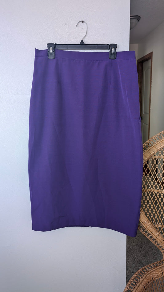 1980s plus size pencil skirt