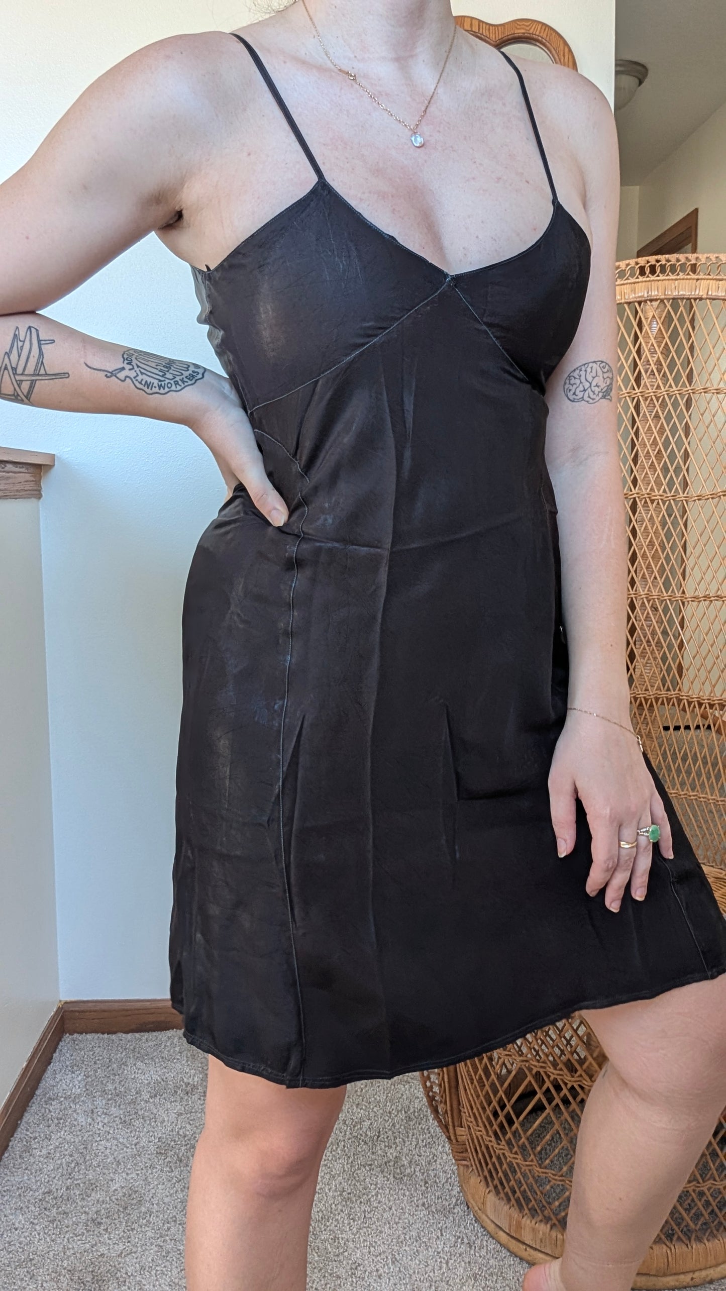 1990s slip dress